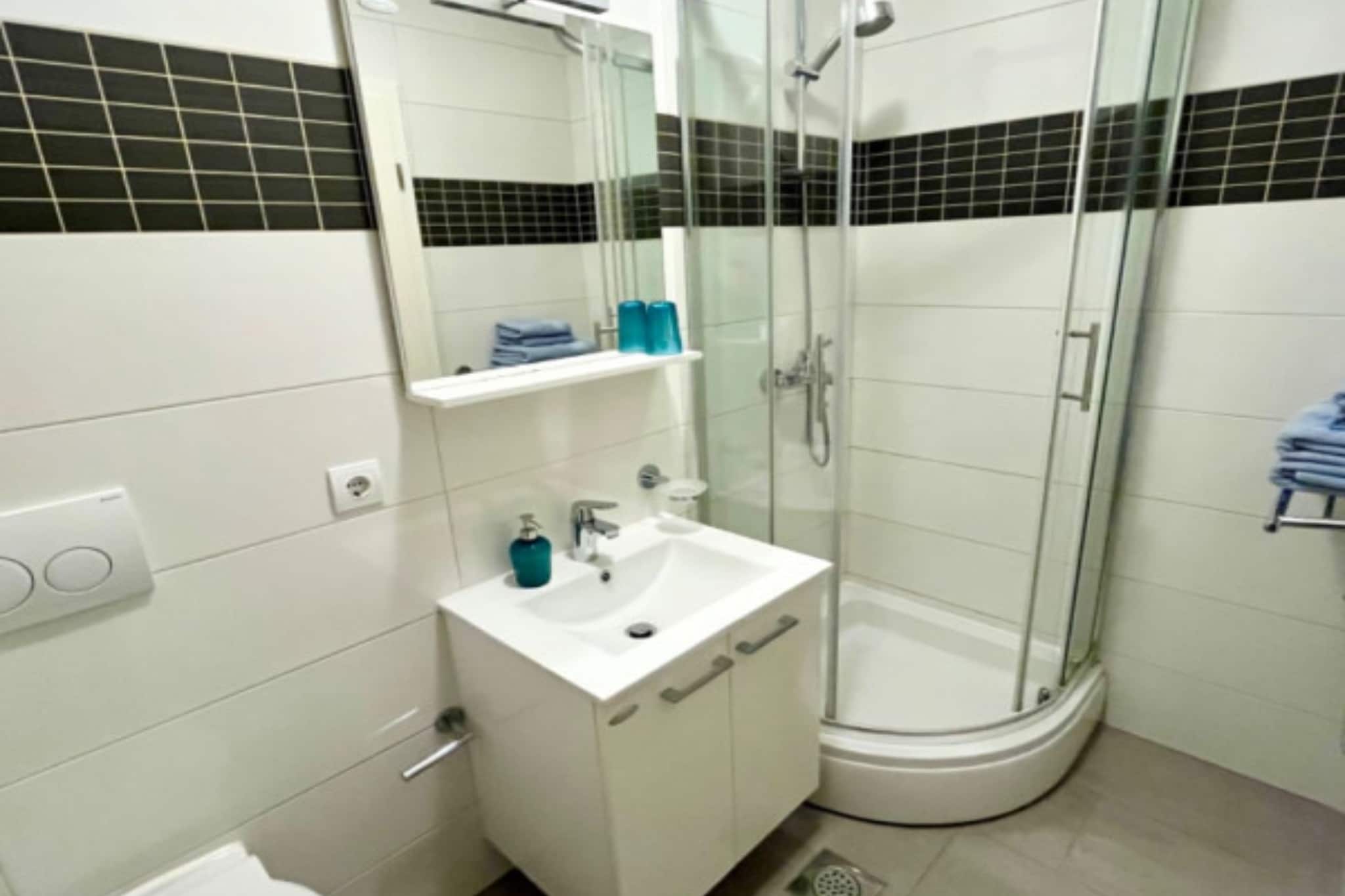 Paradise Apartments-Apartman with sea view and balcony 3 - Salle de bain