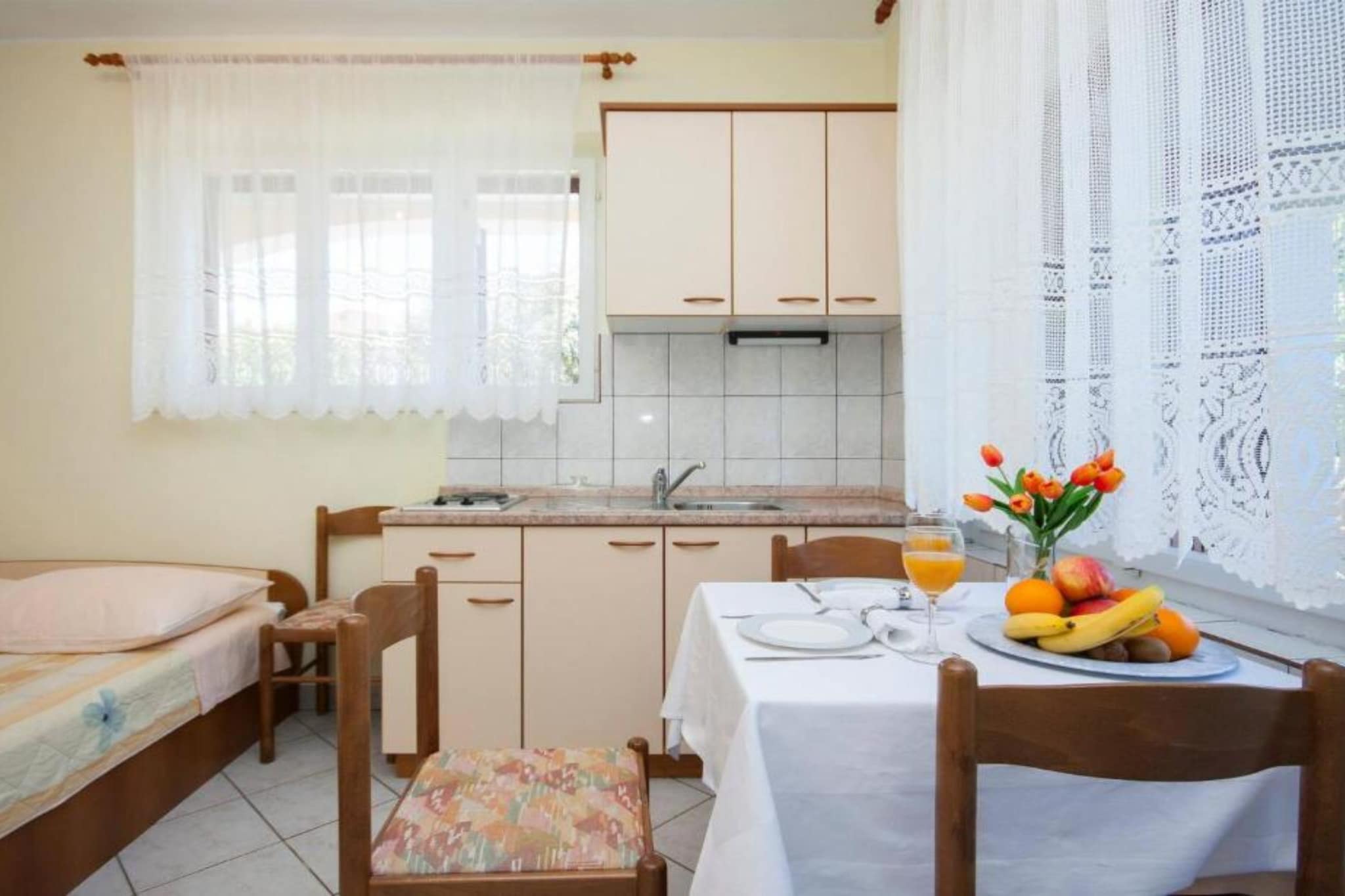 Guest House Stay & Smile Dolac Primošten - Studio with Terrace and Garden View