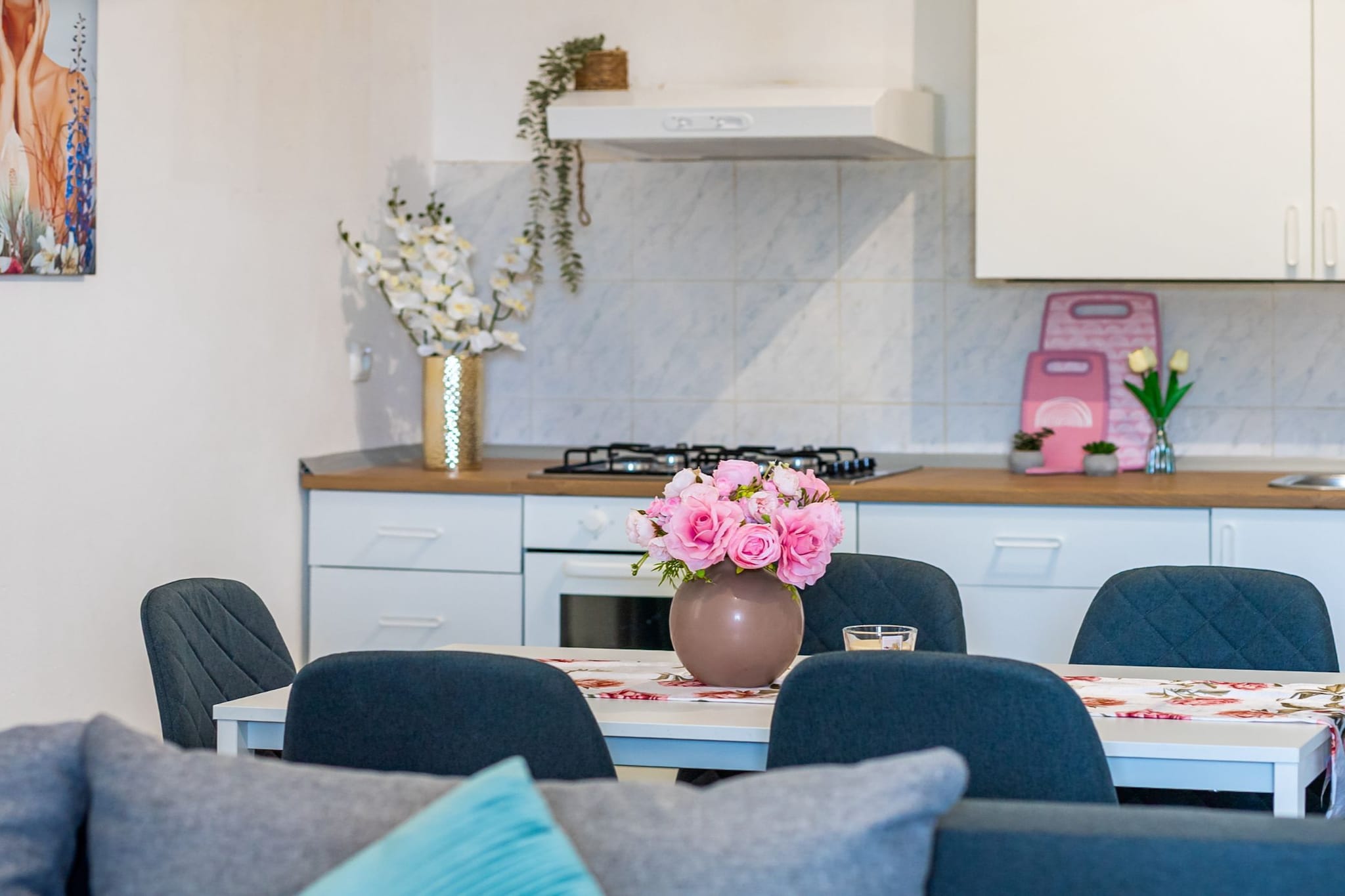 Apartments Villa Mavi, Novalja, ground floor - Keuken