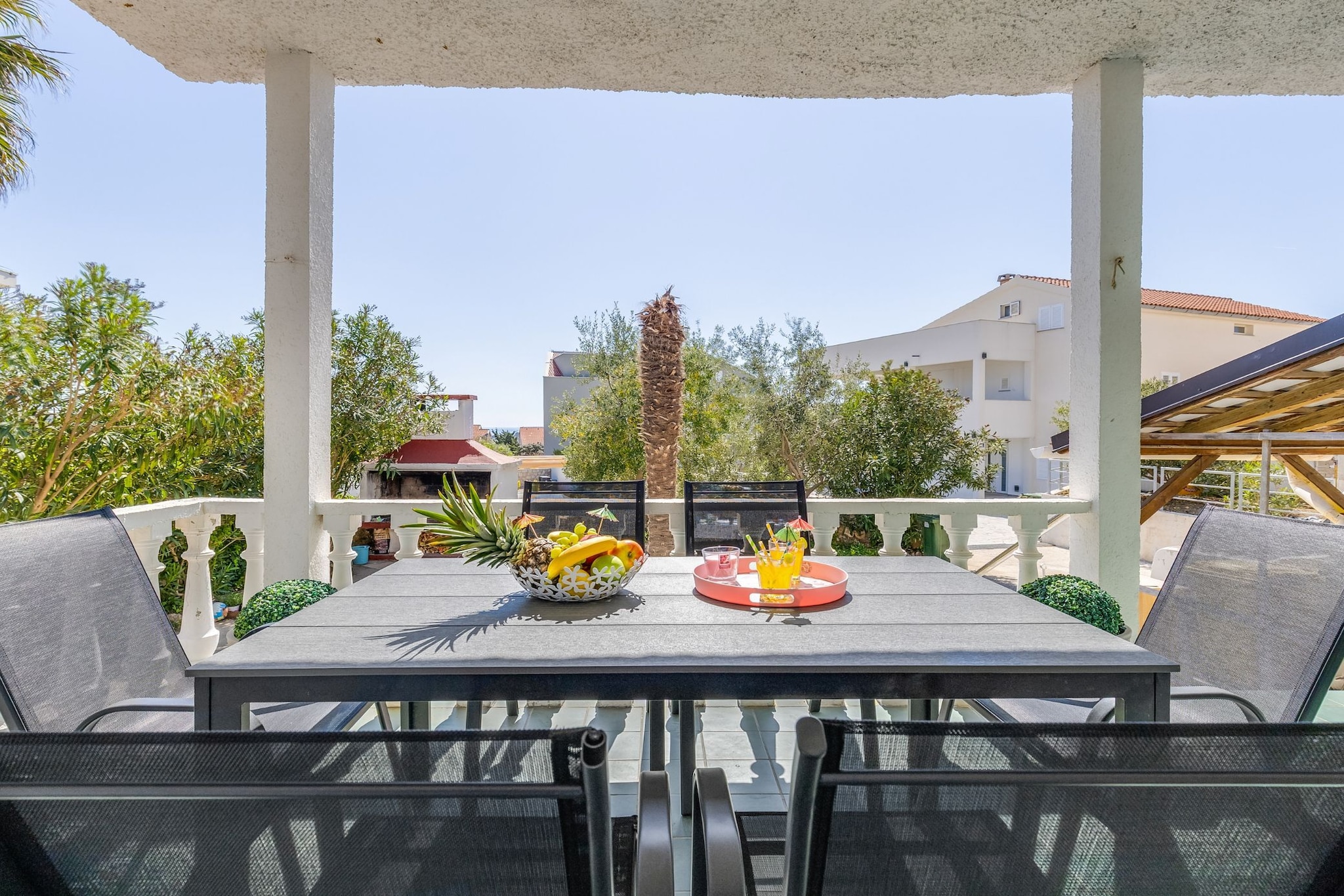 Apartments Villa Mavi, Novalja, ground floor - Terras