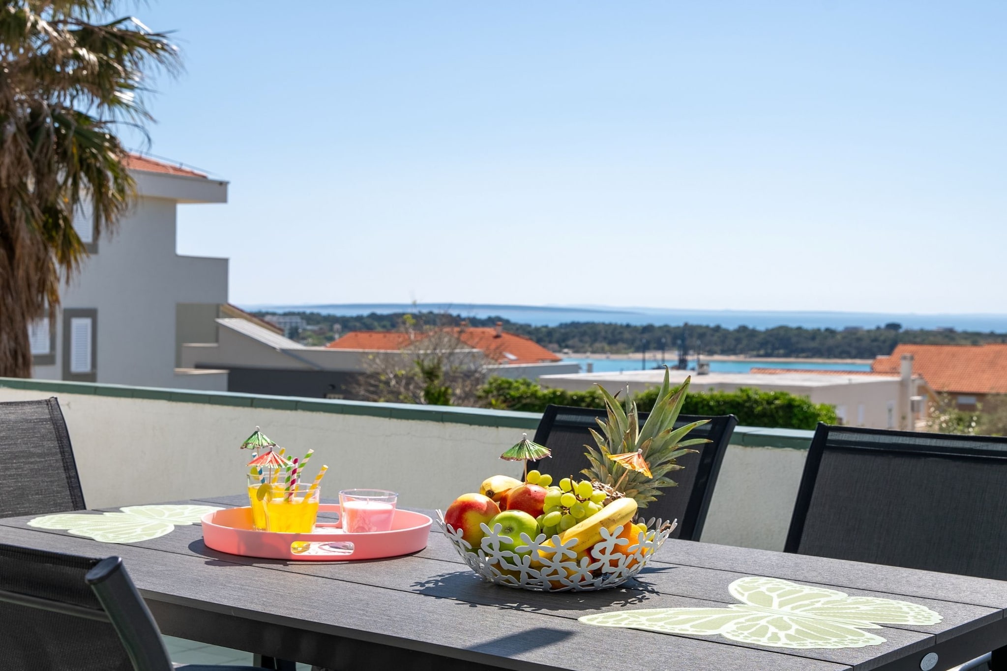 Apartments Villa Mavi, Novalja - First Floor - Terras