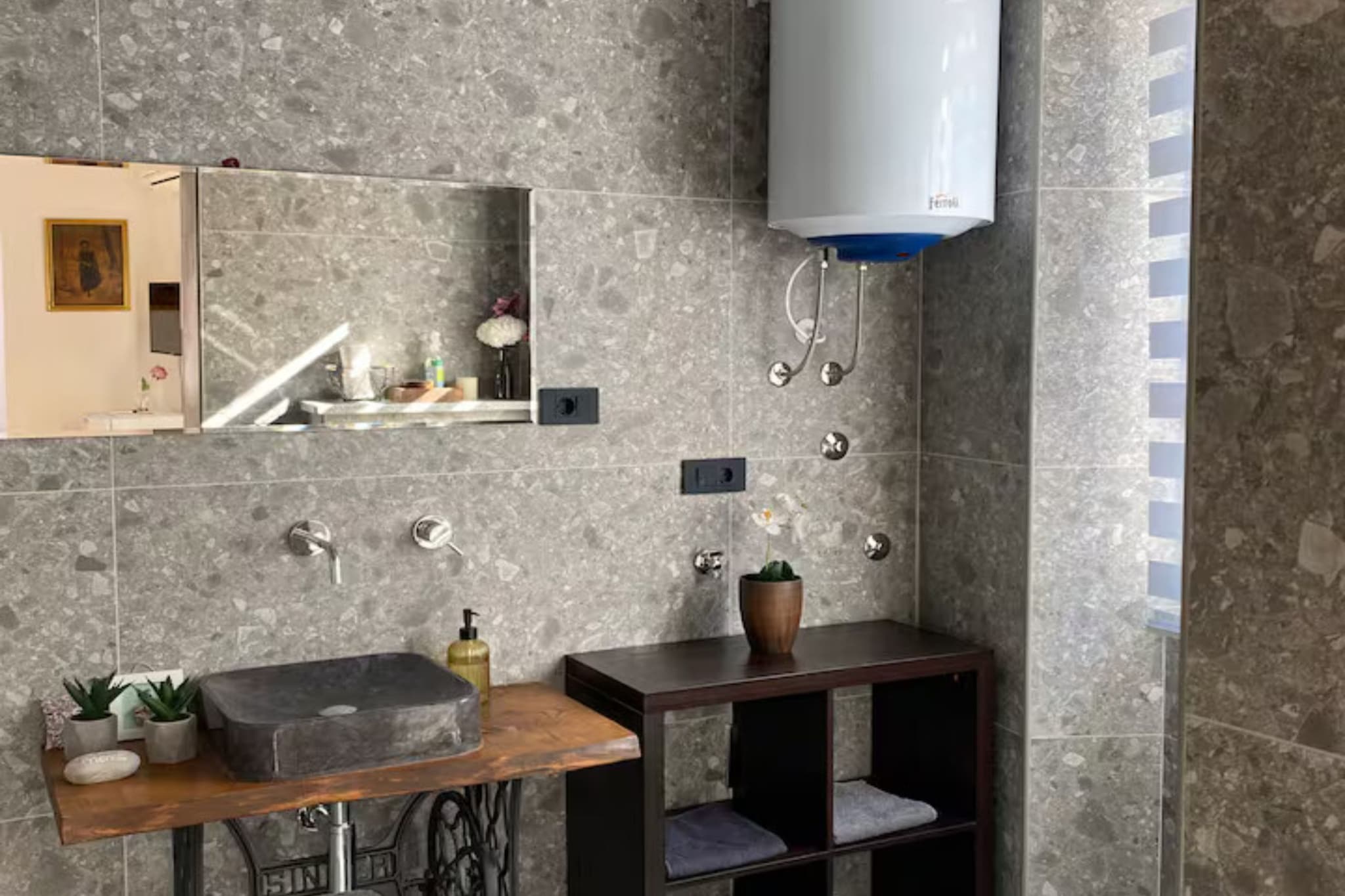 Apartment old town-Novigrad 20 m from the sea - One bedroom Apartment - Bathroom