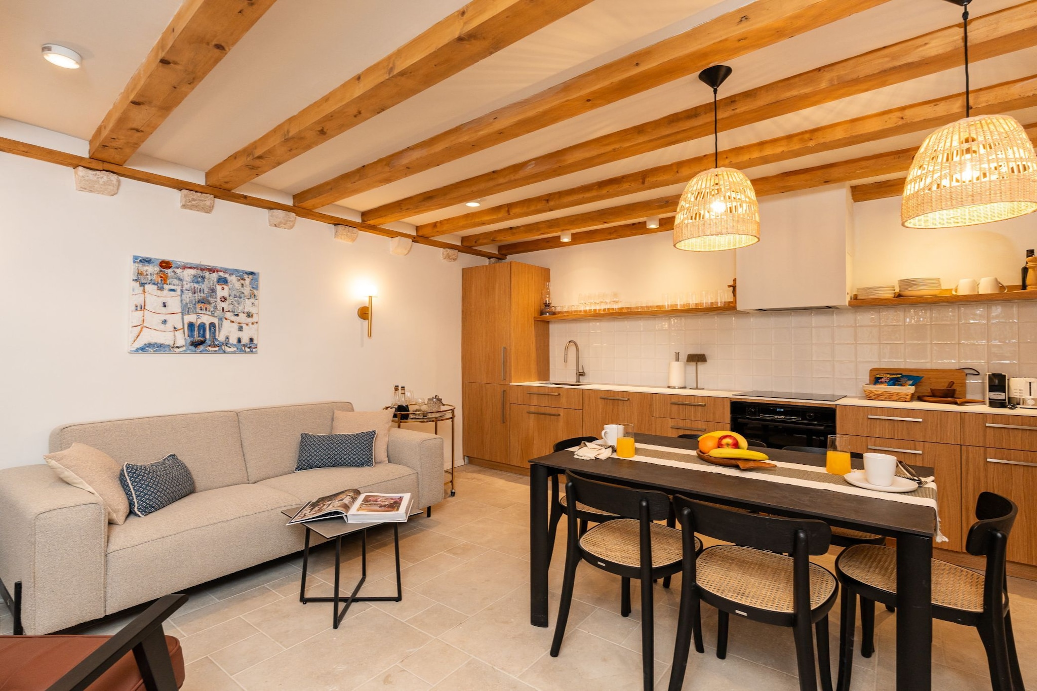 Villa Jele - Three bedroom Villa in  the Old Town - Woonkamer