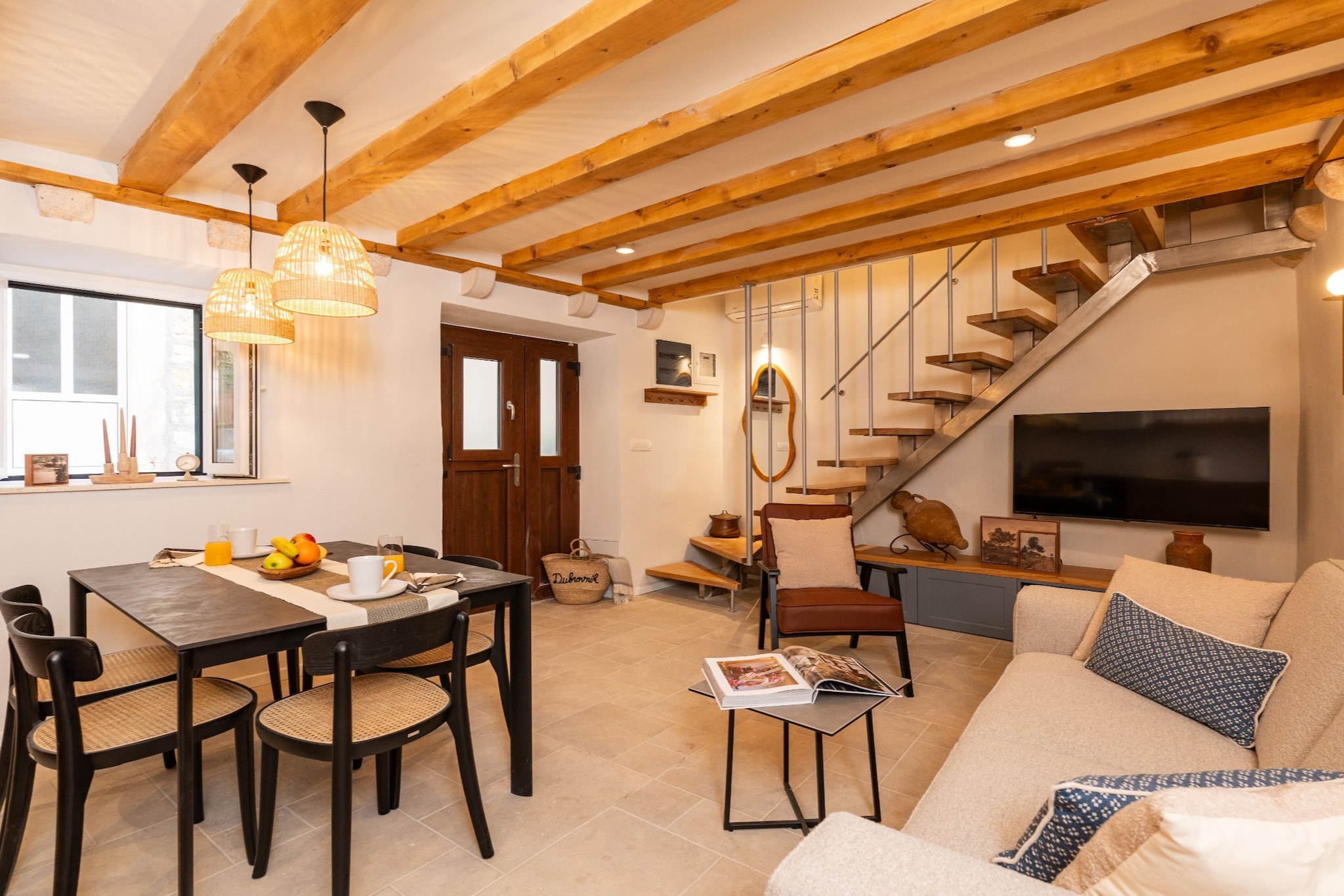 Villa Jele - Three bedroom Villa in  the Old Town - Woonkamer