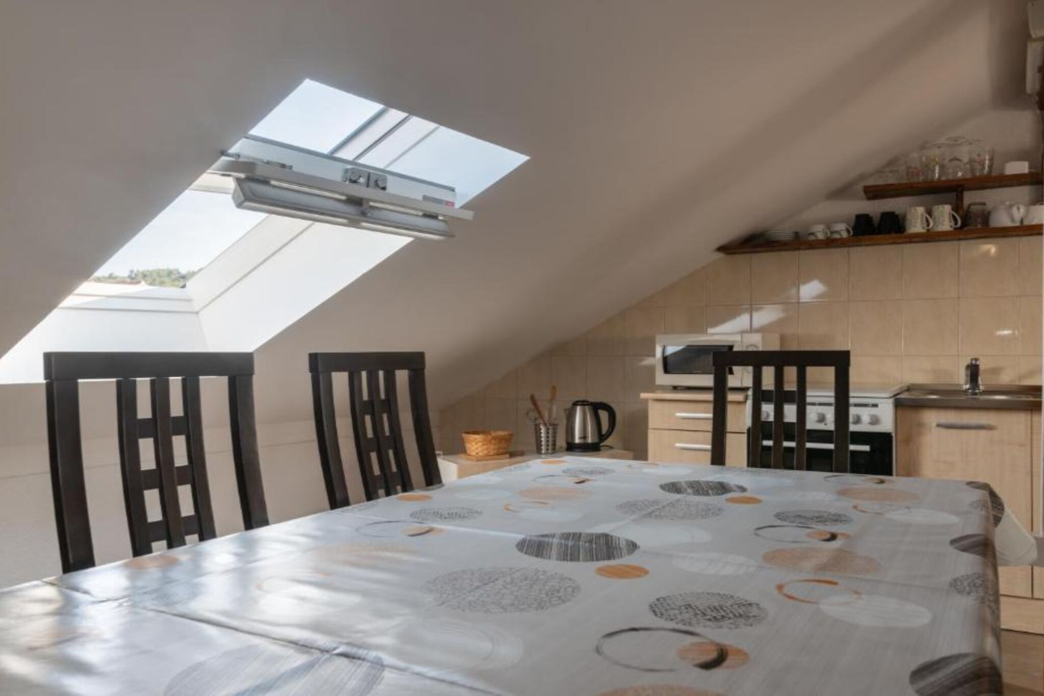 Kokolo Beach Apartments - Studio apartment (Roof) - Woonkamer