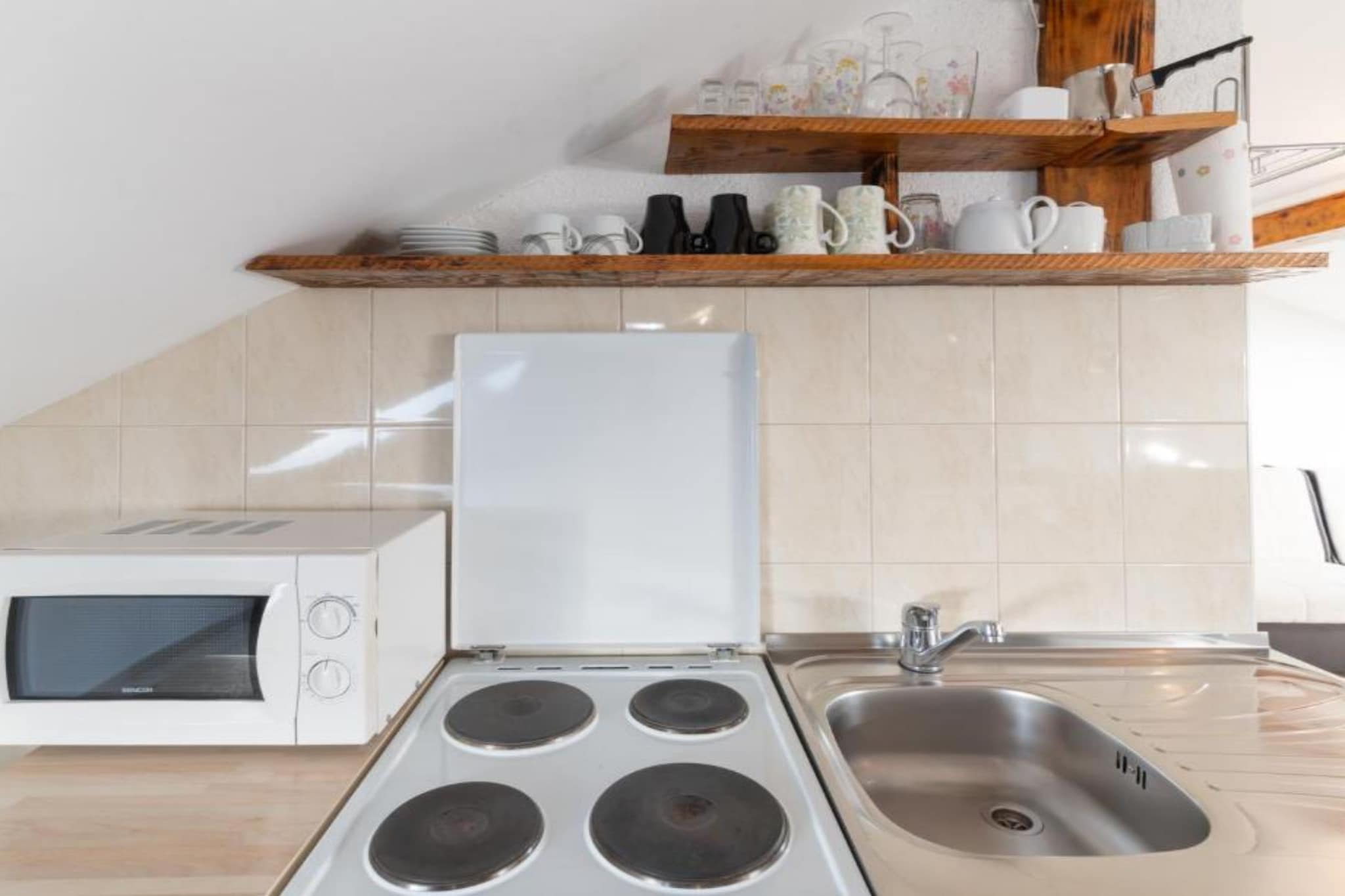 Kokolo Beach Apartments - Studio apartment (Roof) - Keuken