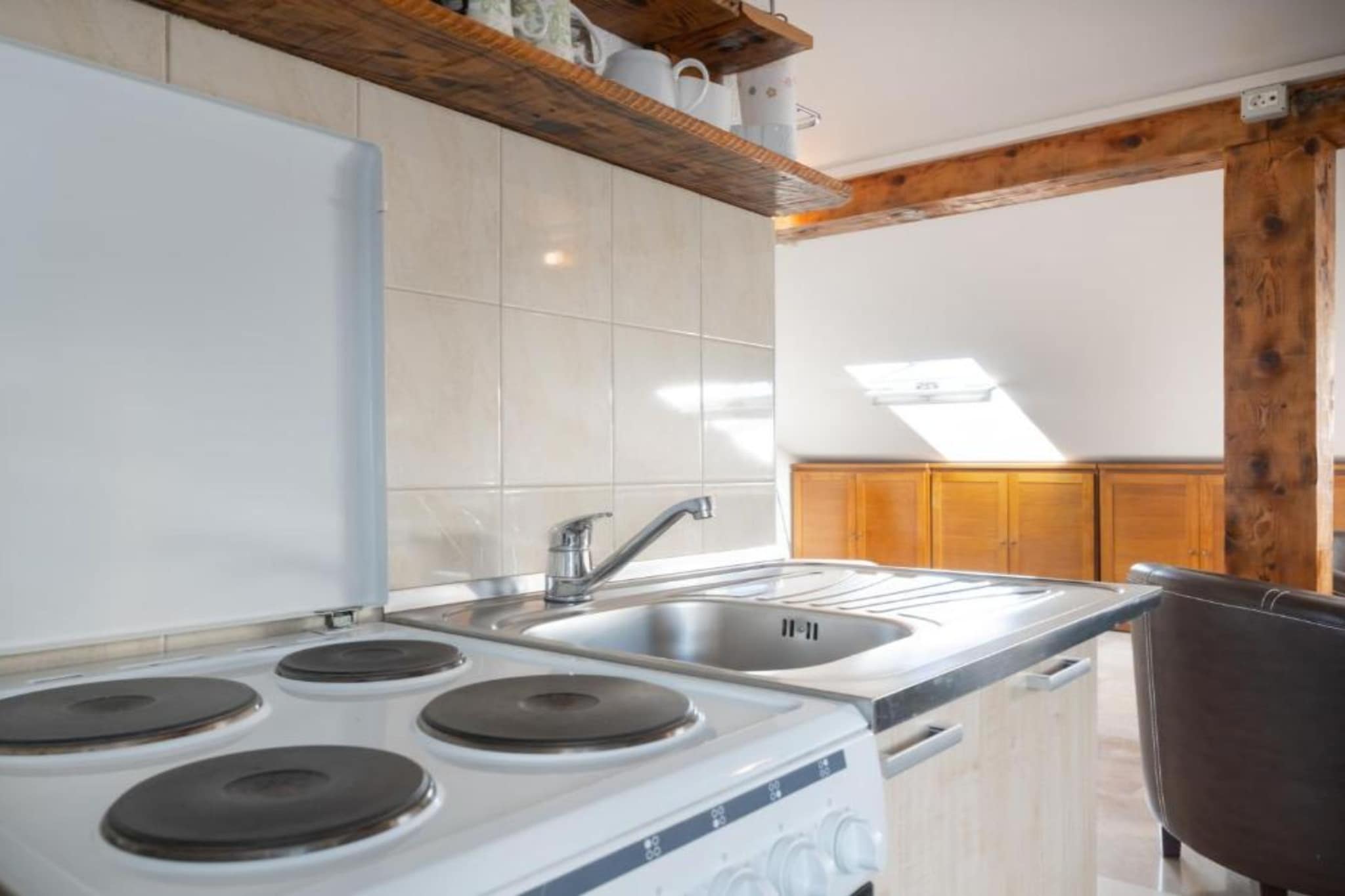 Kokolo Beach Apartments - Studio apartment (Roof) - Keuken