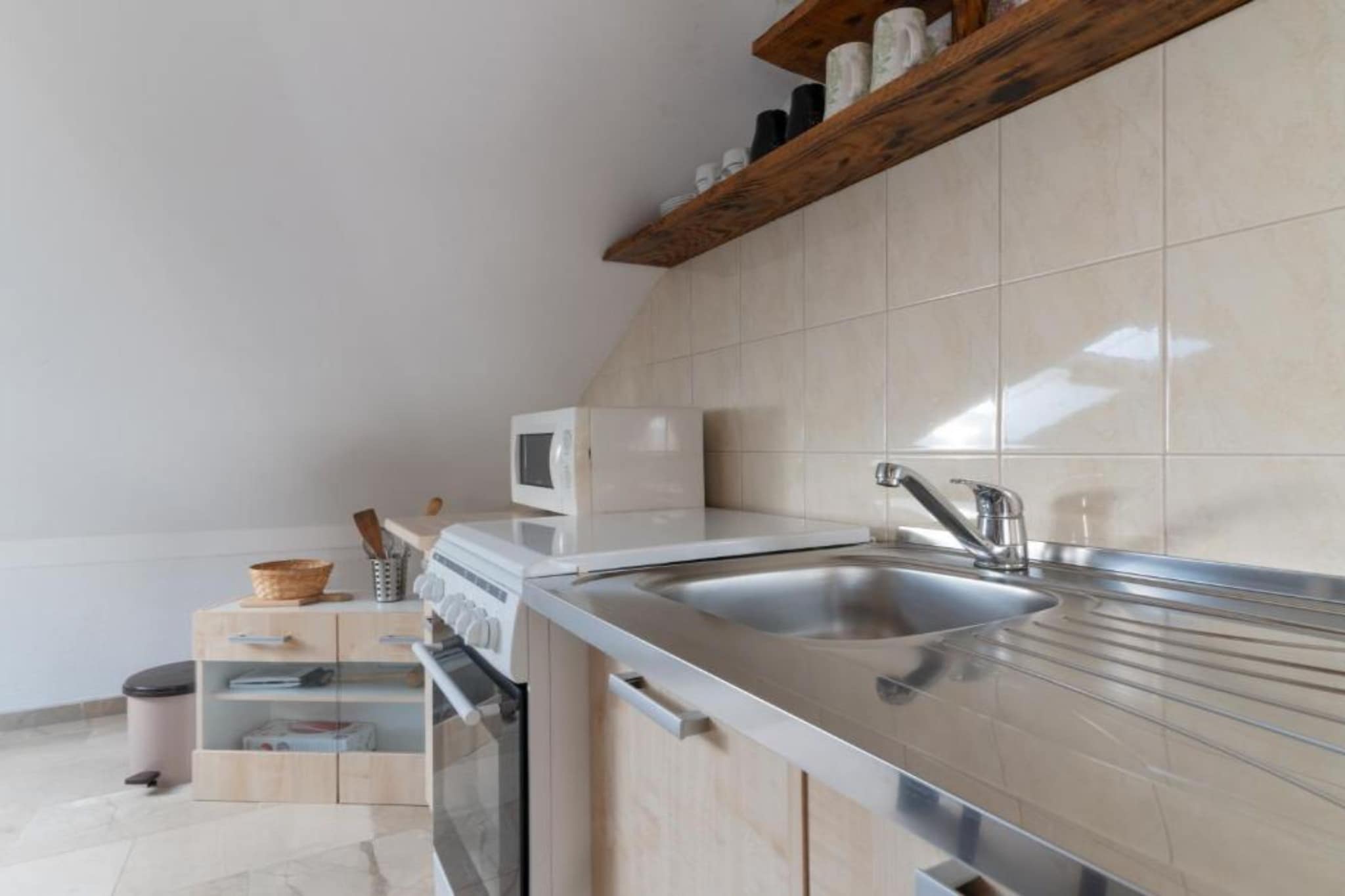 Kokolo Beach Apartments - Studio apartment (Roof) - Keuken