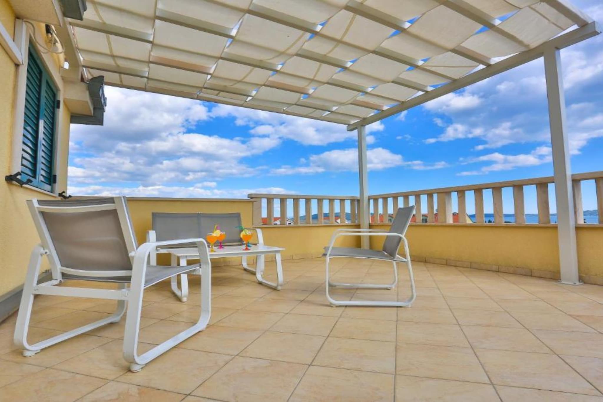 Apartments Marina - One bedroom apartment with terrace - Terrasse
