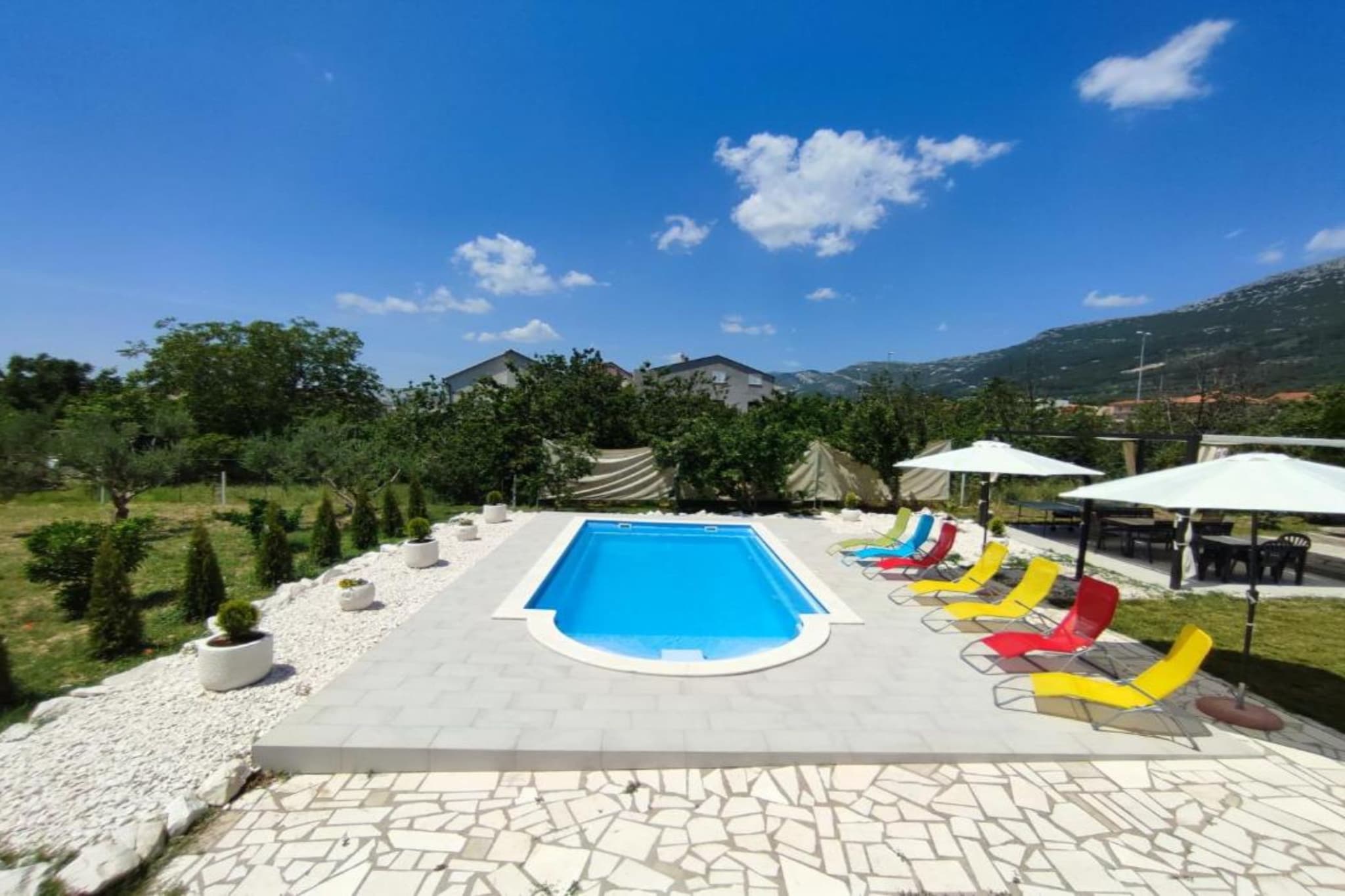 Apartments Marina - One bedroom apartment with terrace - Piscine