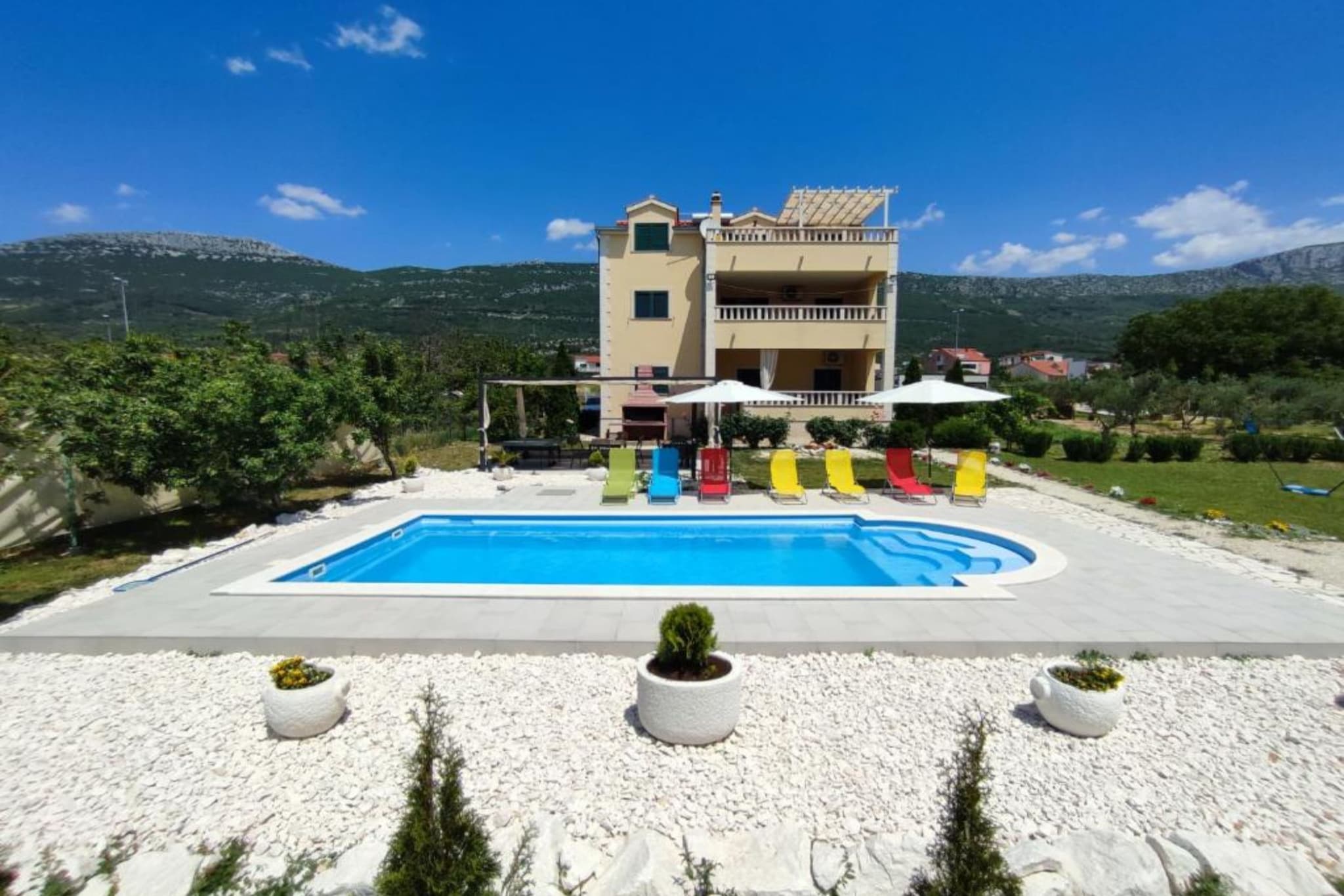 Apartments Marina - One bedroom apartment with terrace - Piscine