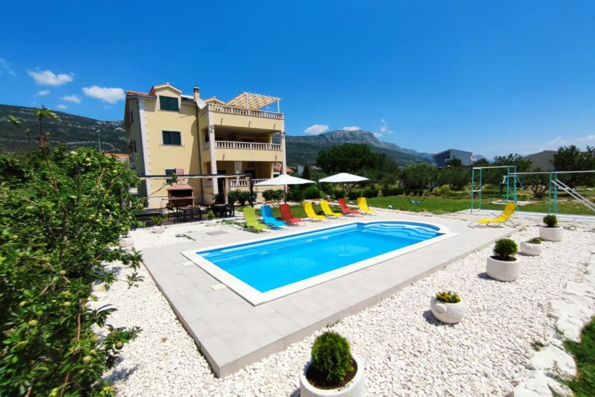 Apartments Marina - One bedroom apartment with terrace - Piscine