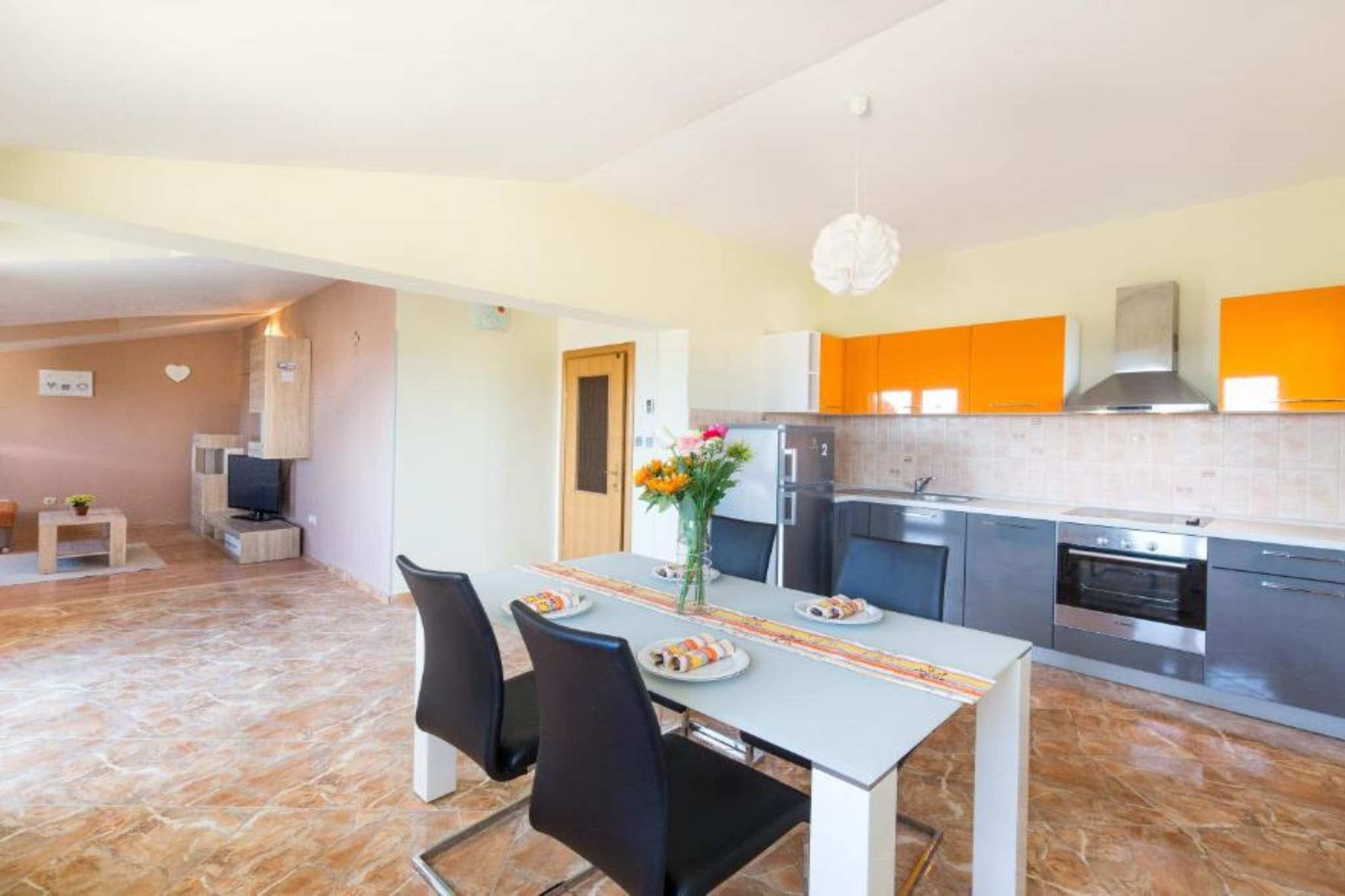 Apartments Marina - One bedroom apartment with terrace - Salle à manger