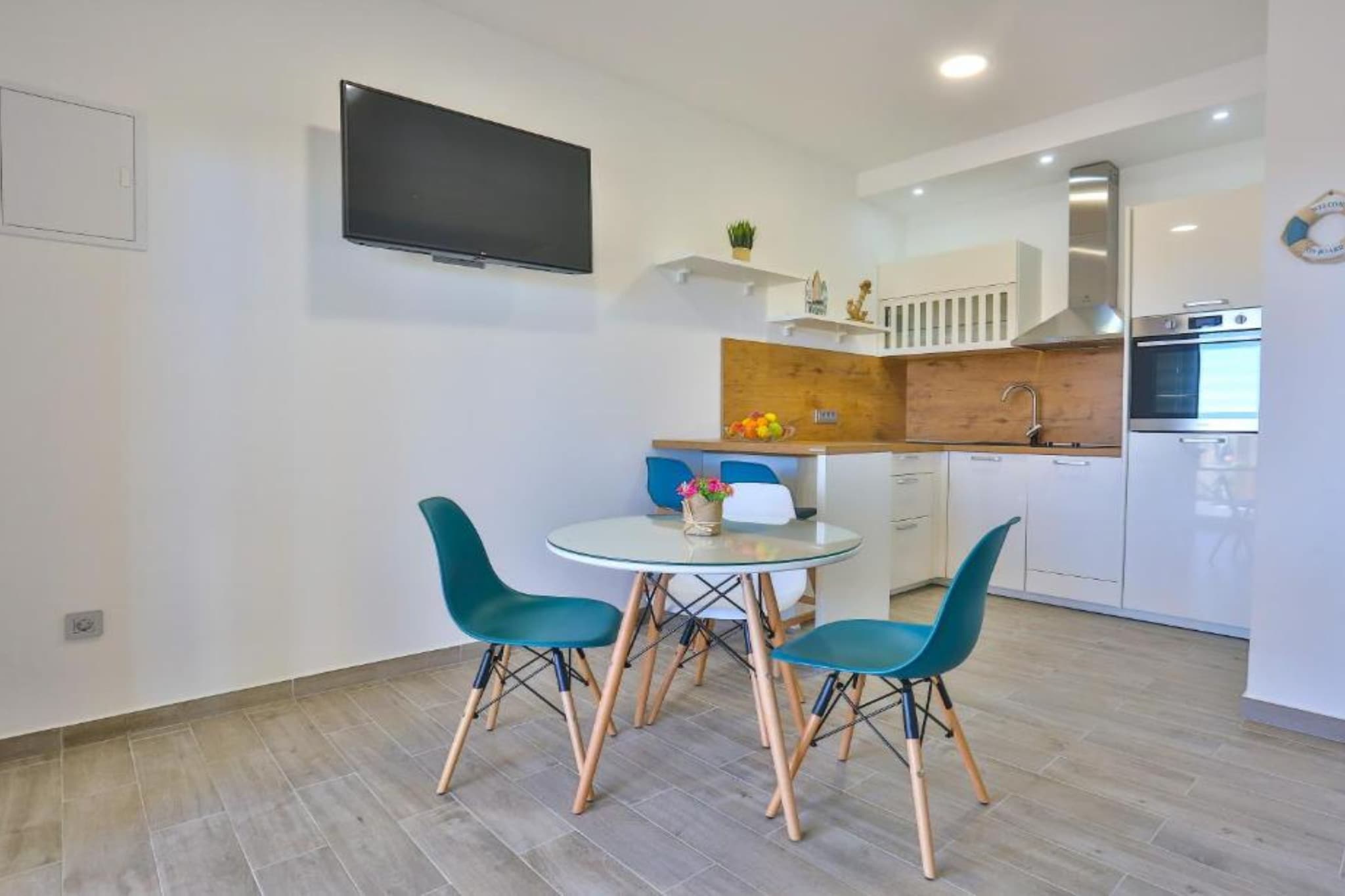 Apartments Marina - One bedroom apartment with terrace - Salle à manger