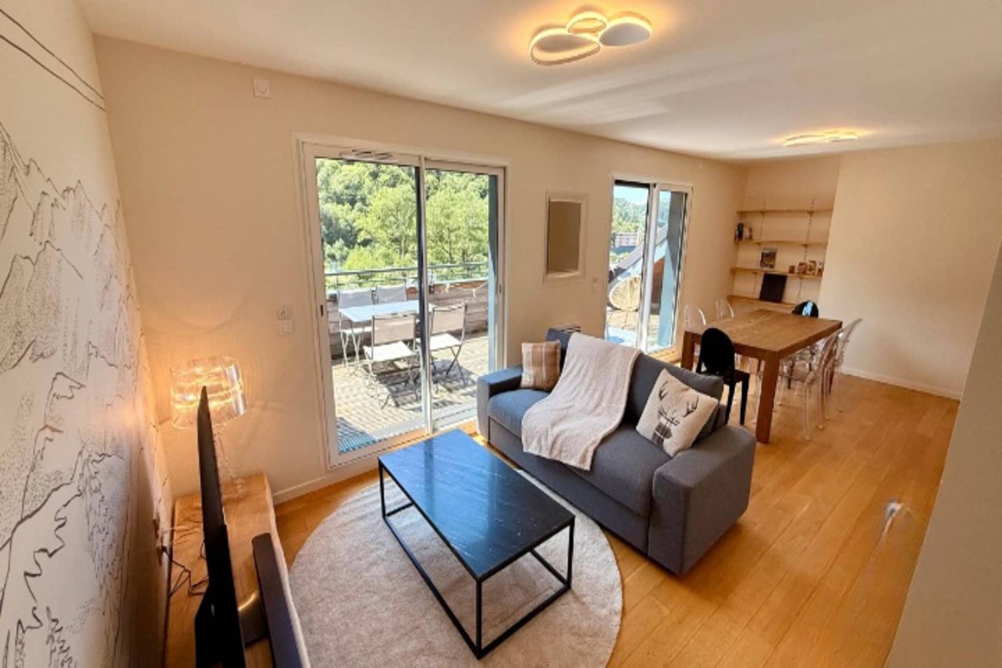 Le Belvédère de La Montille 6pers - Living room