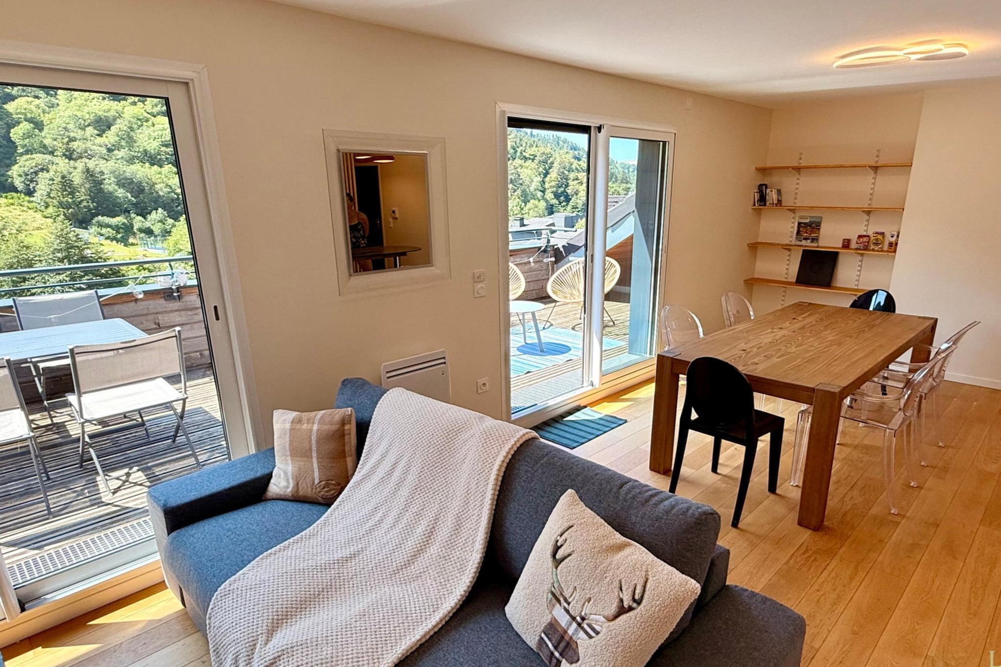 Le Belvédère de La Montille 6pers - Living room