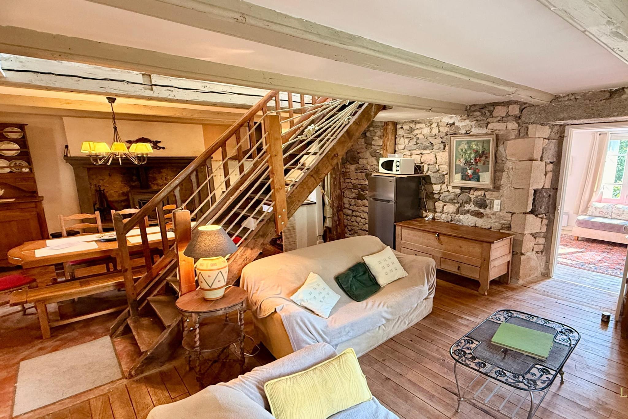 Le Moulin de l'étang 6pers - Woonkamer