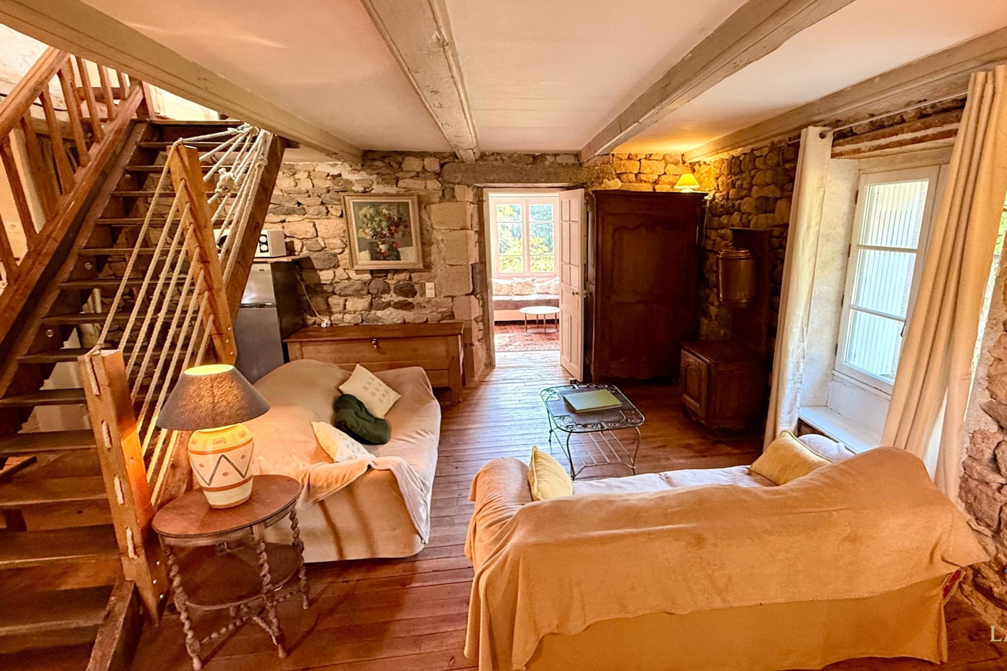 Le Moulin de l'étang 6pers - Woonkamer