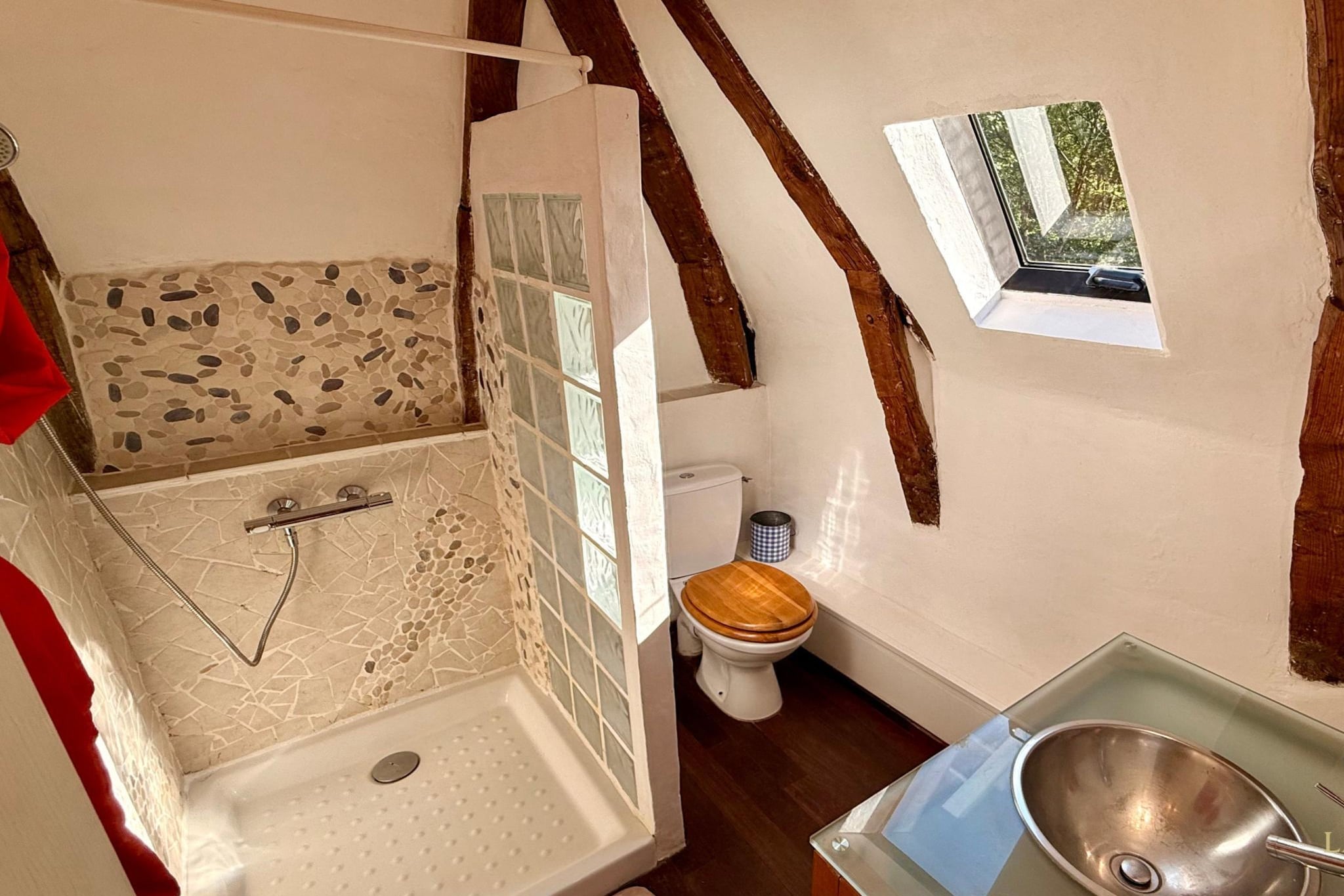 Le Moulin de l'étang 6pers - Badkamer