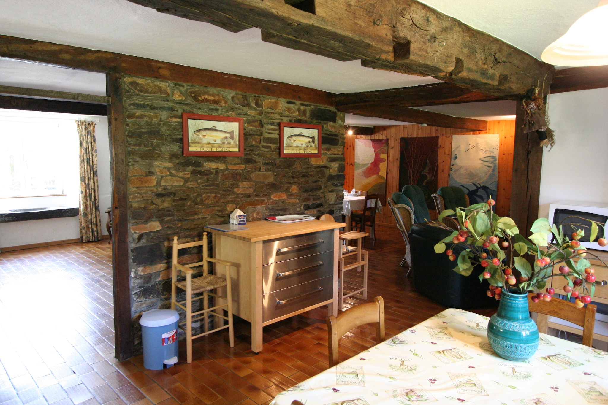 Domaine des Bouts de Fagnes-Woonkamer
