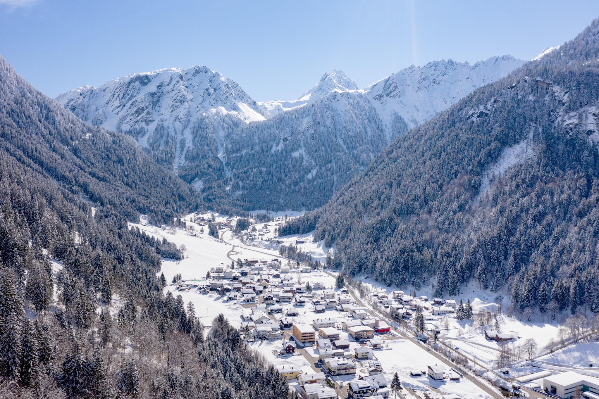 Die Monika M125 - Area within 5km in winter
