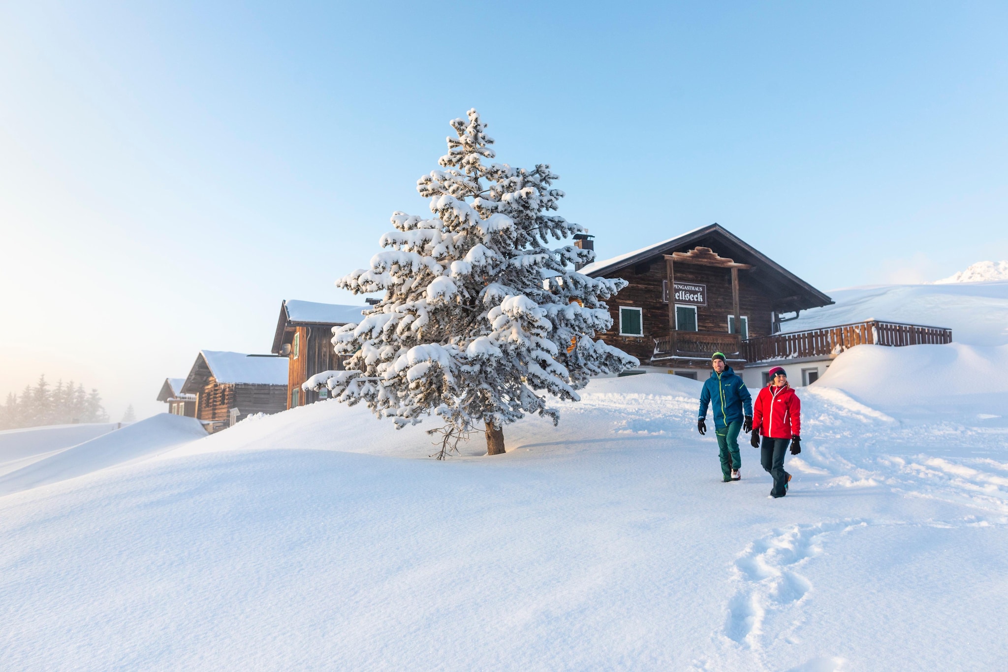 Die Monika M125 - Area within 20km in winter