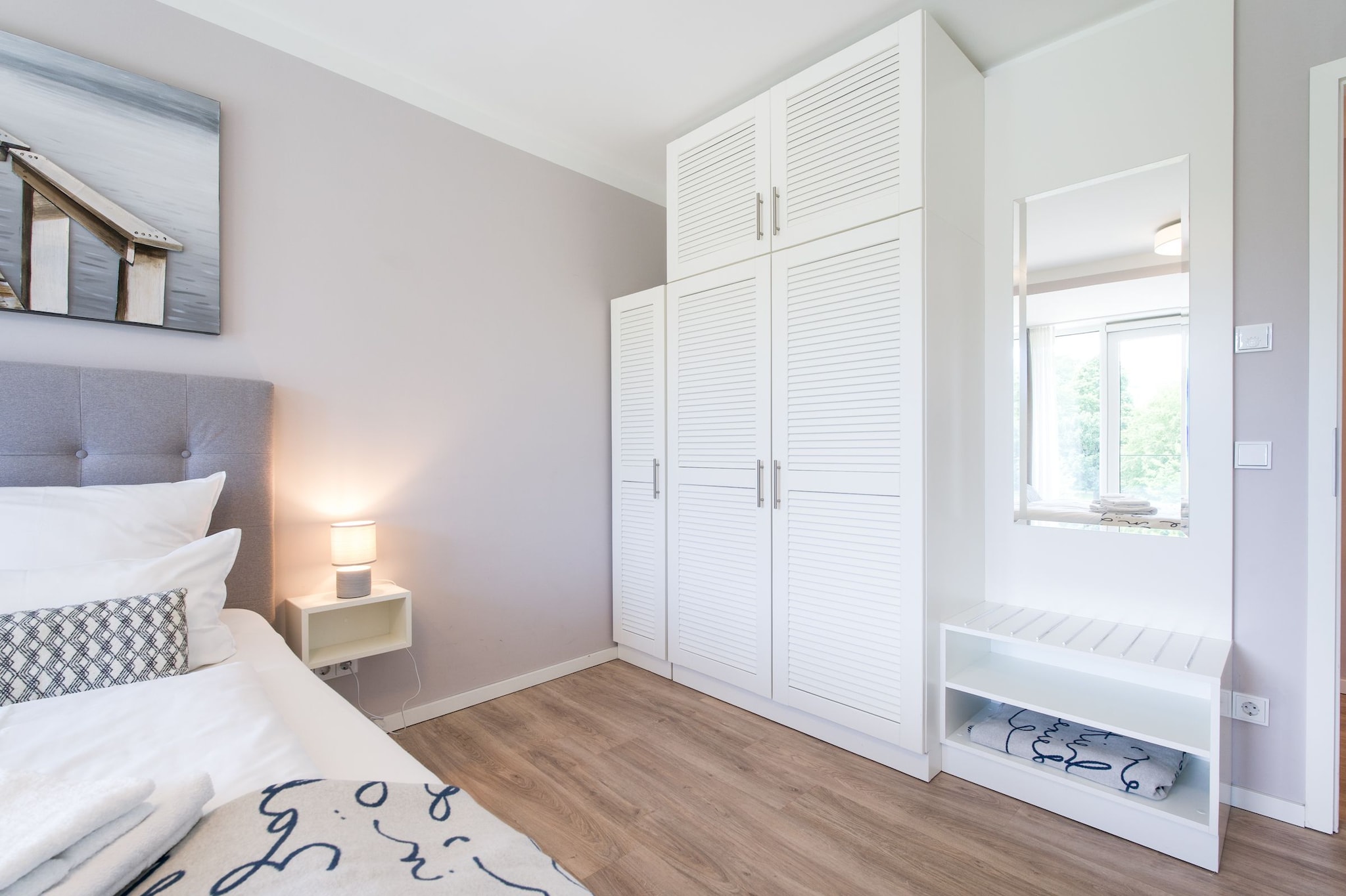 Godewindpark Travemünde Deluxe-Suite 1.02 - Slaapkamer