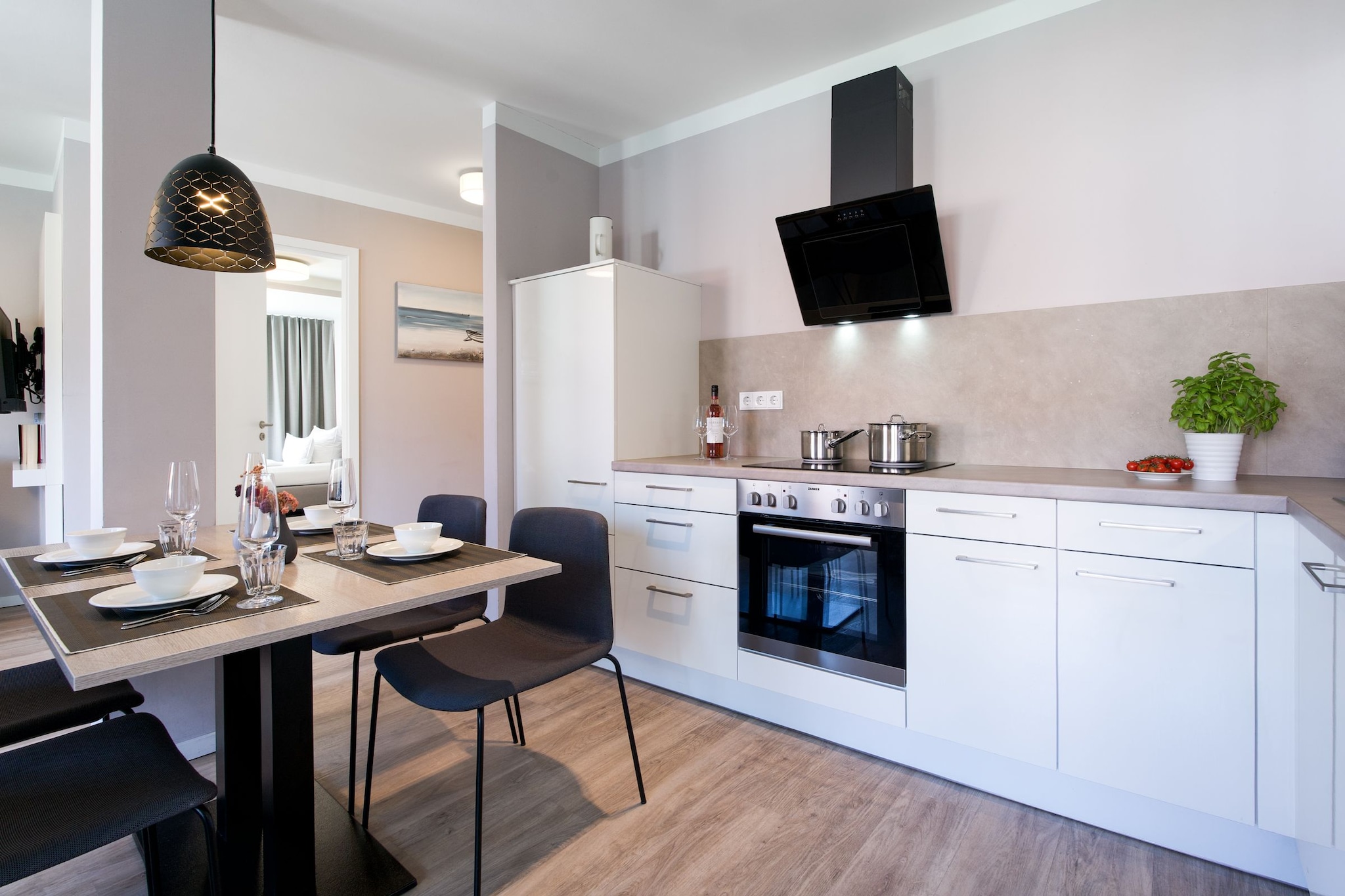 Godewindpark Travemünde Deluxe-Suite 1.02 - Keuken
