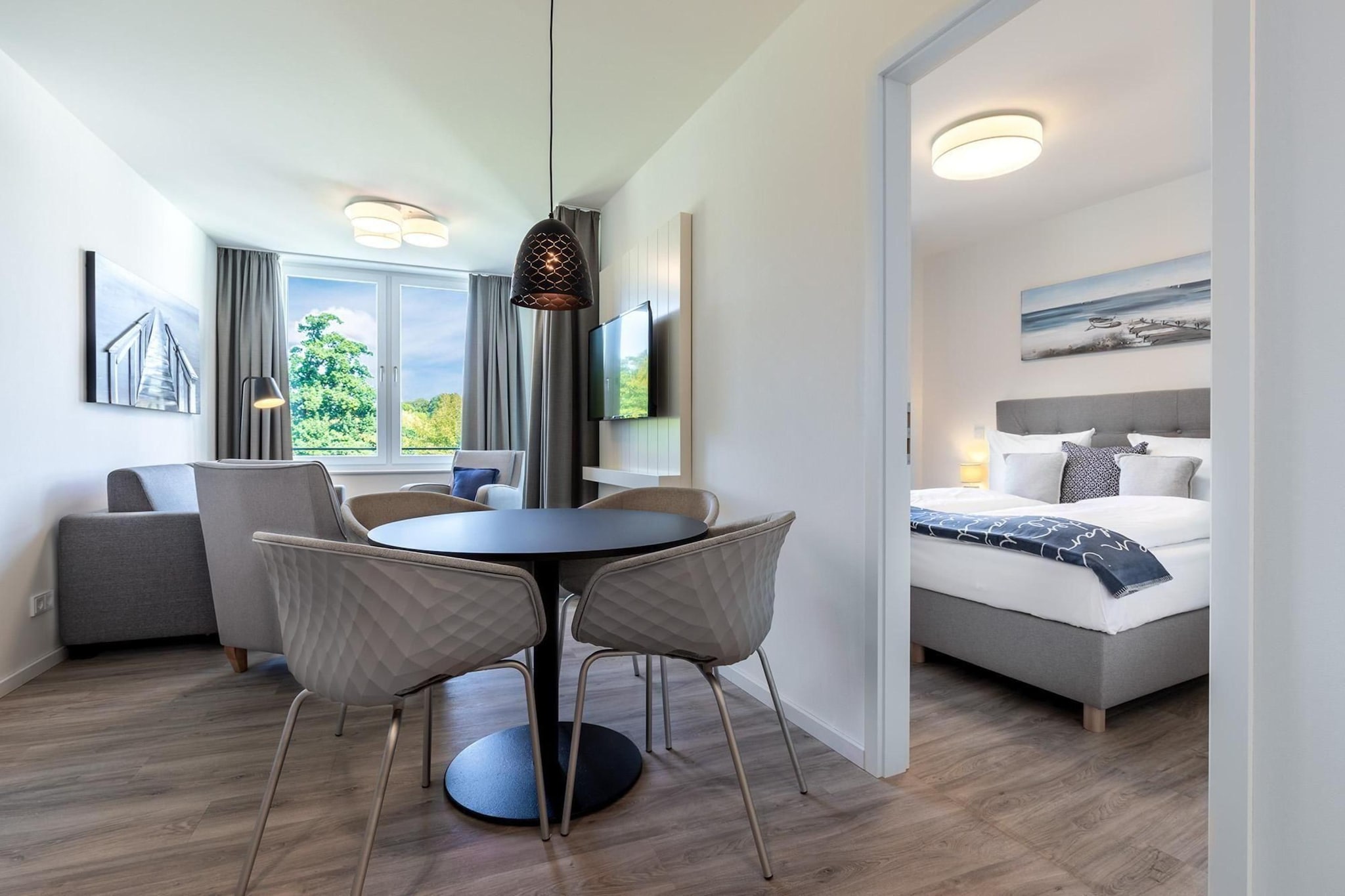 Godewindpark Travemünde Deluxe-Apartment 2.16 - Eetkamer