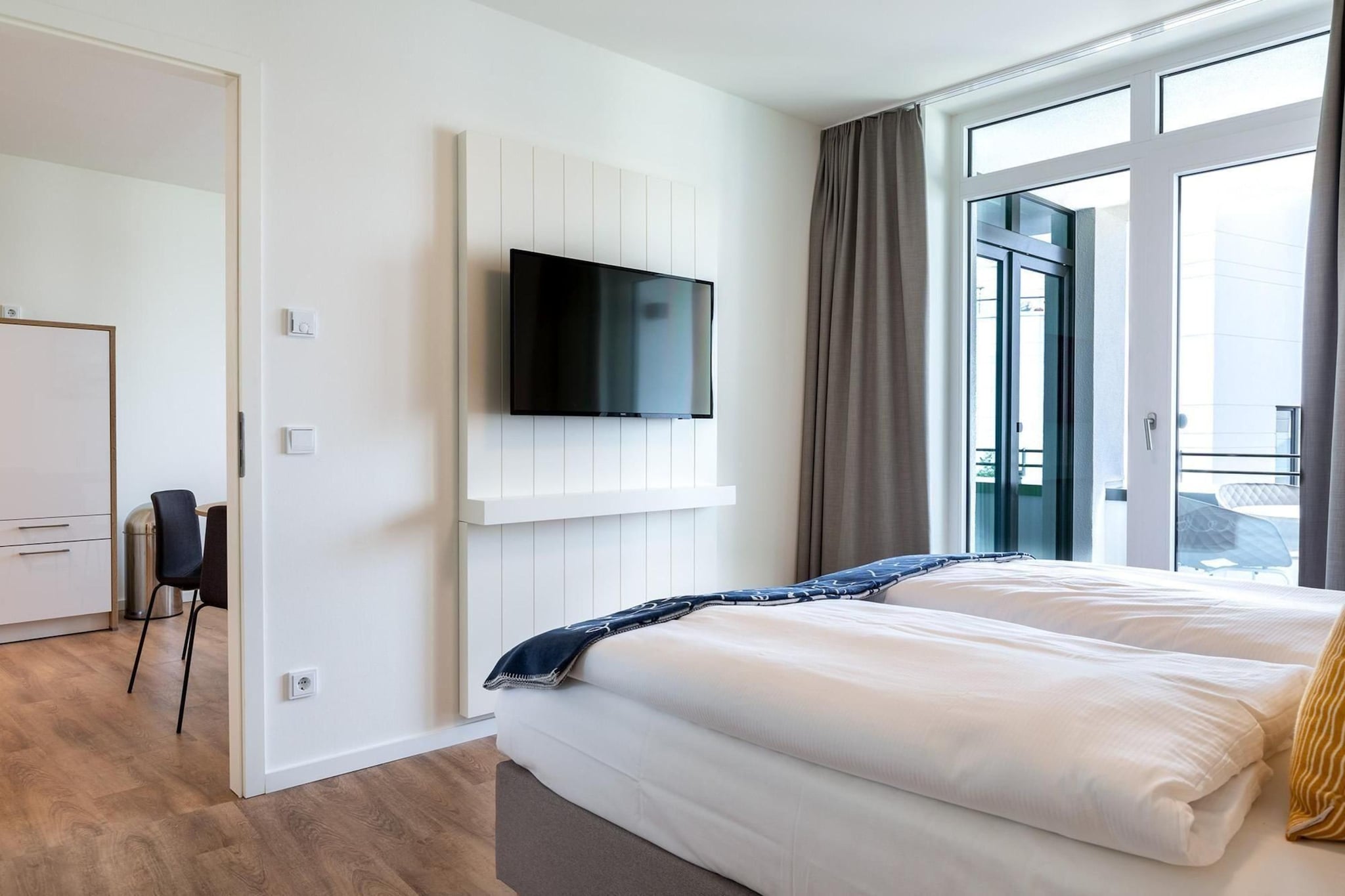 Godewindpark Travemünde Deluxe-Suite 2.09 - Slaapkamer