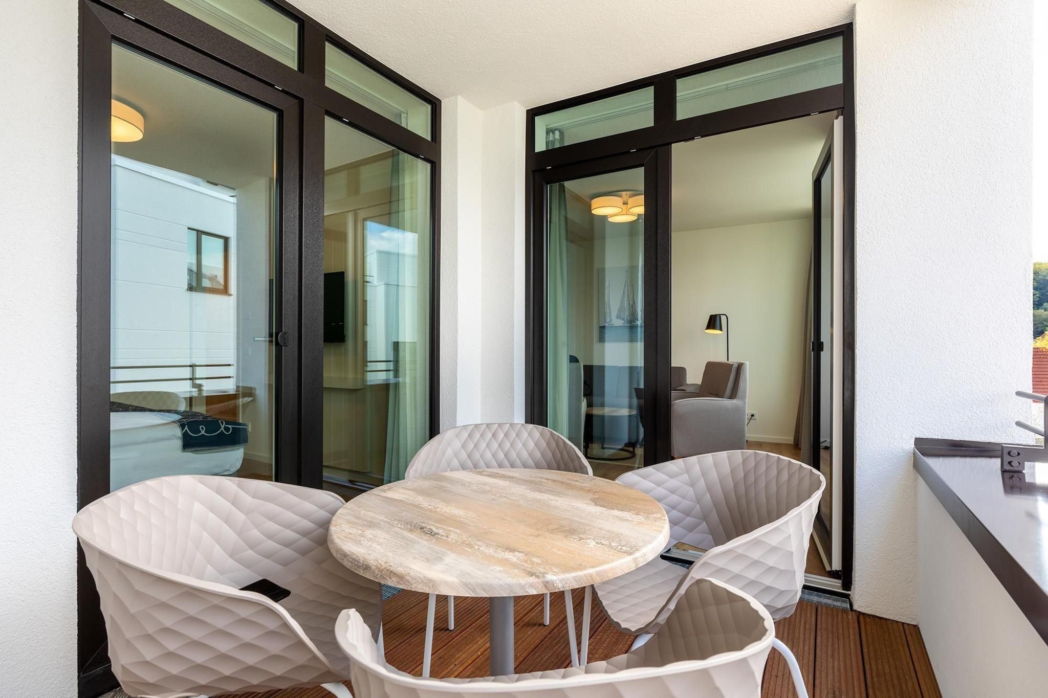 Godewindpark Travemünde Deluxe-Suite 2.09 - Terrasbalkon