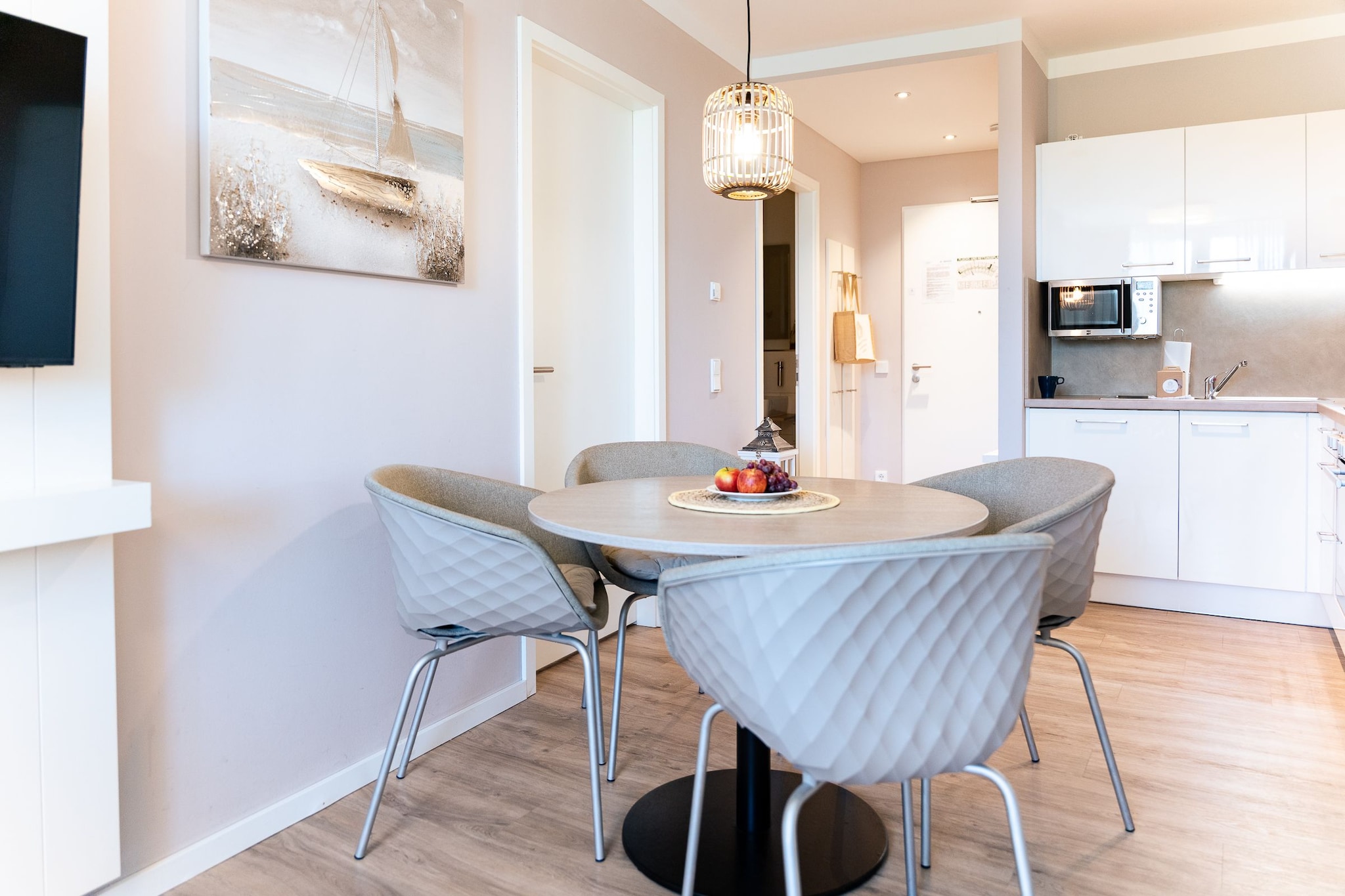 Godewindpark Travemünde Exklusives Apartment 3.14 - luxuriös - Eetkamer
