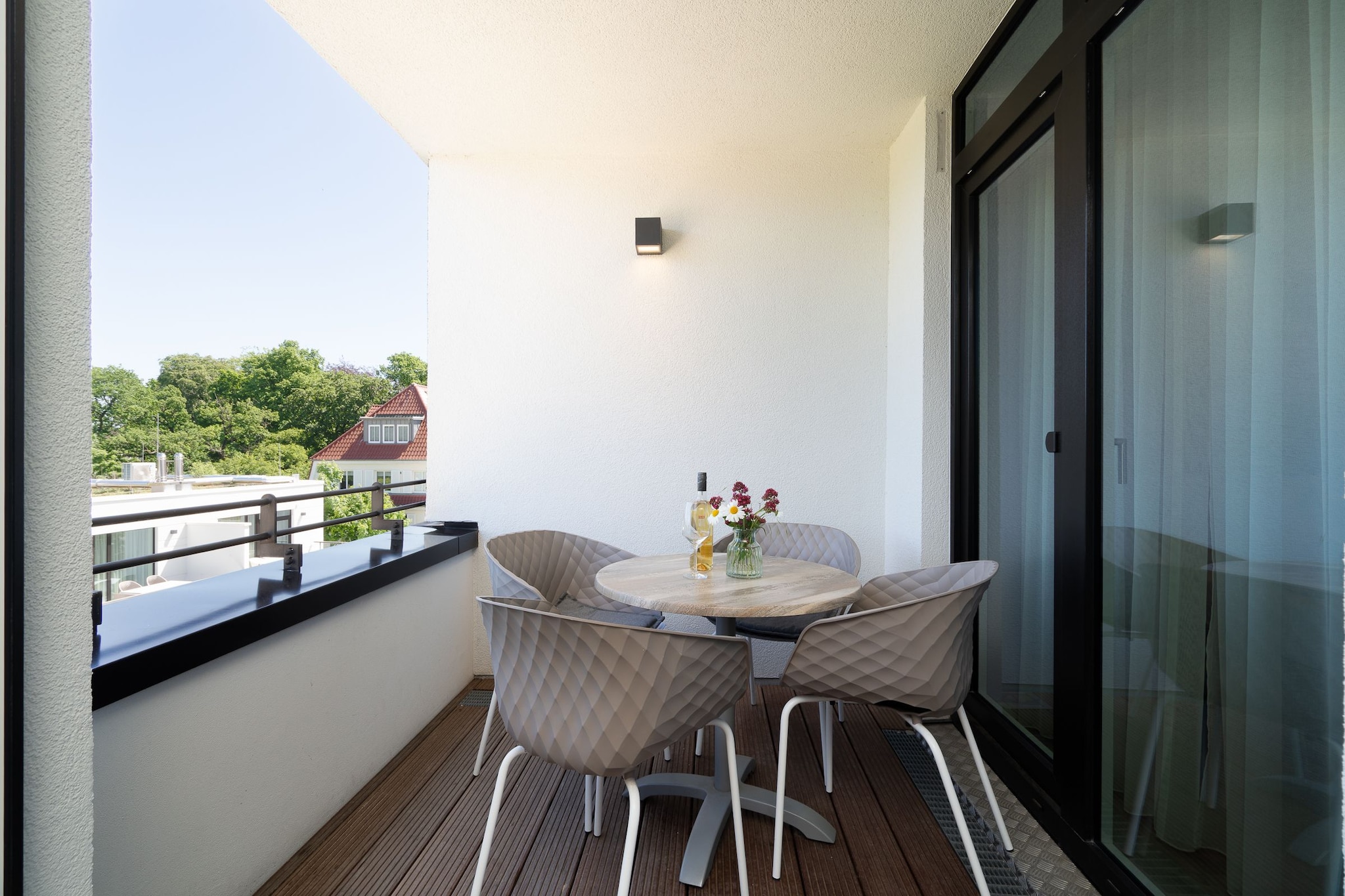 Godewindpark Travemünde Exklusives Apartment 3.14 - luxuriös - Terrasbalkon