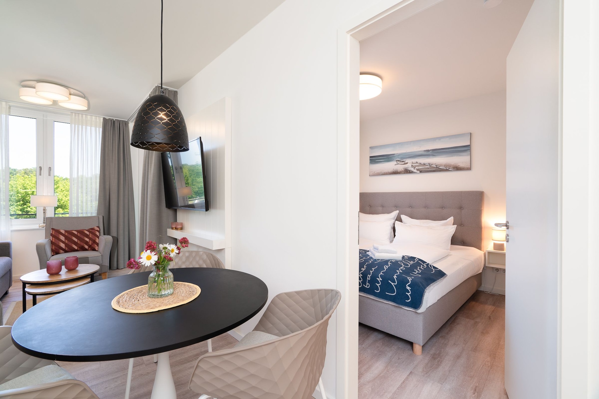 Godewindpark Travemünde Deluxe-Apartment 2.10 - Schlafzimmer
