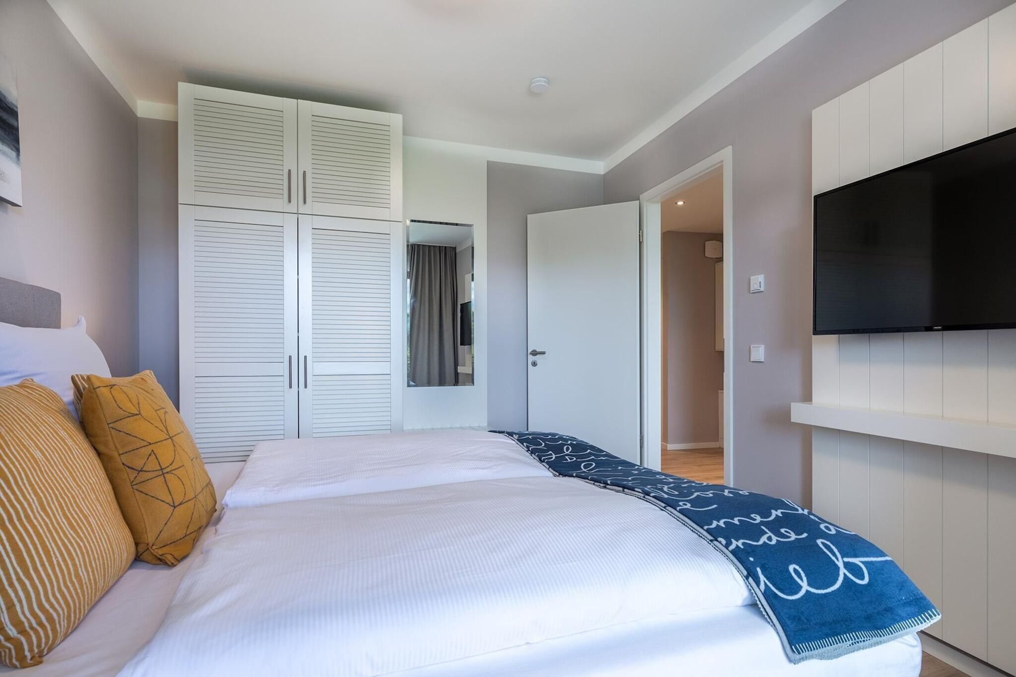 Godewindpark Travemünde Exklusives Apartment 3.04 - Bedroom