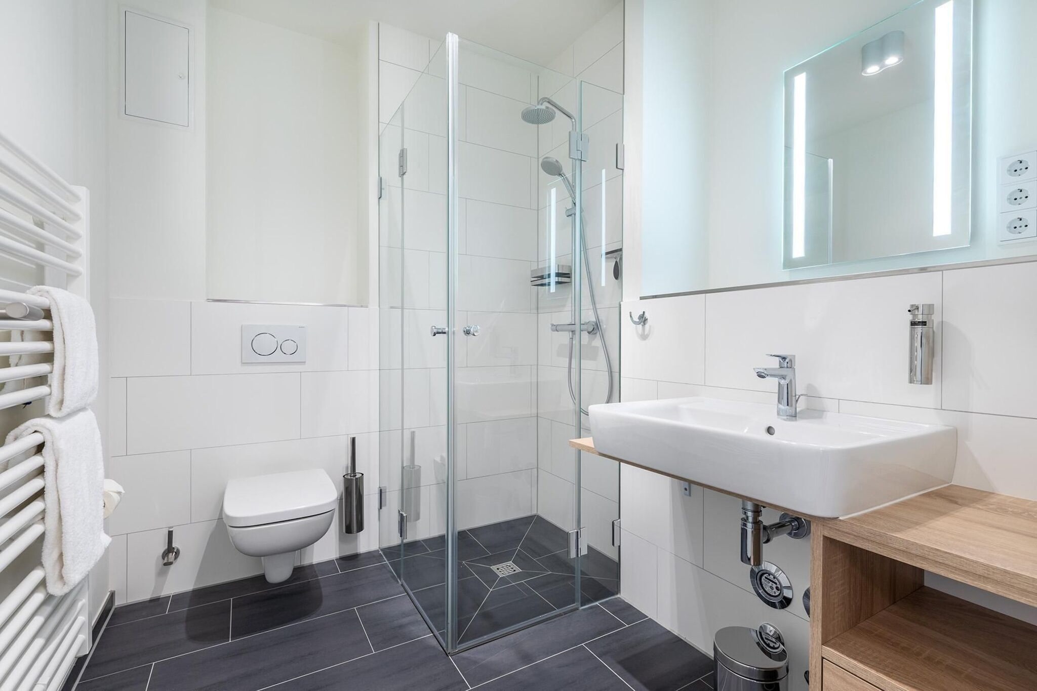 Godewindpark Travemünde Deluxe-Suite 1.09 - Bathroom