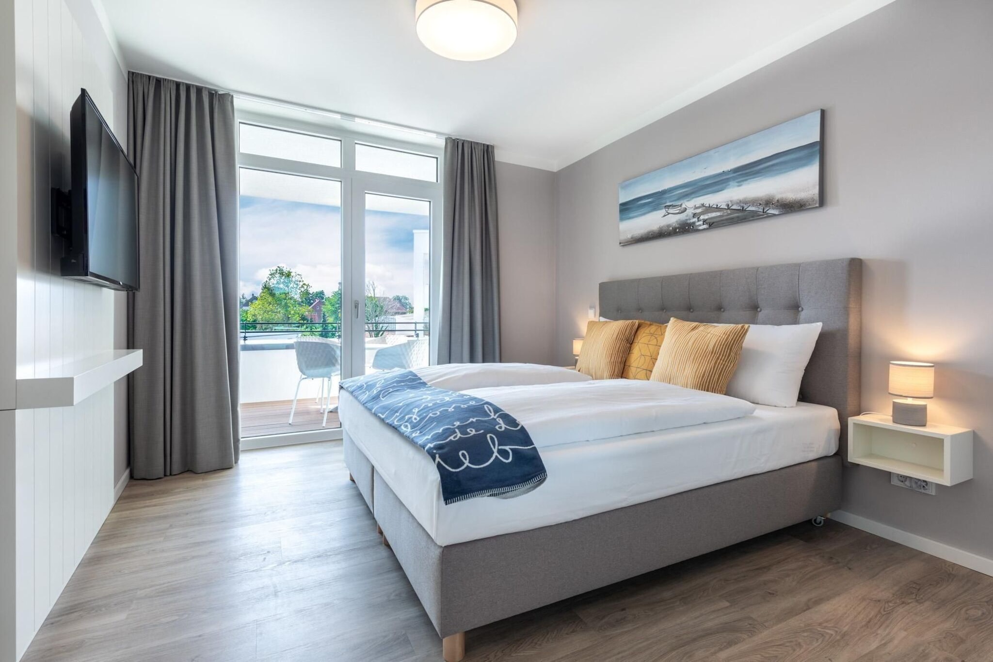 Godewindpark Travemünde Deluxe-Suite 2.15 - Bedroom