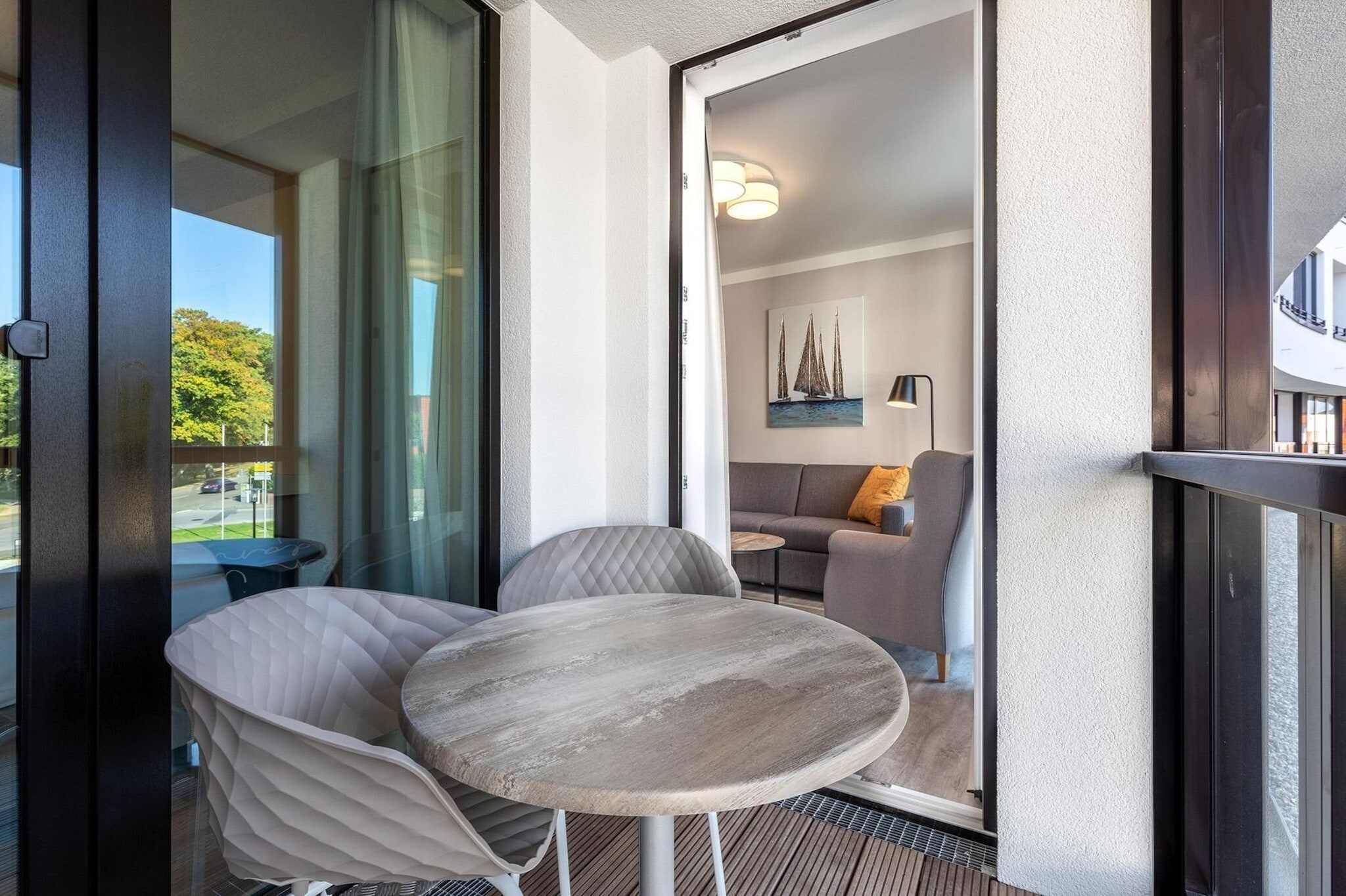 Godewindpark Travemünde Deluxe-Apartment 1.14 - Terrace balcony