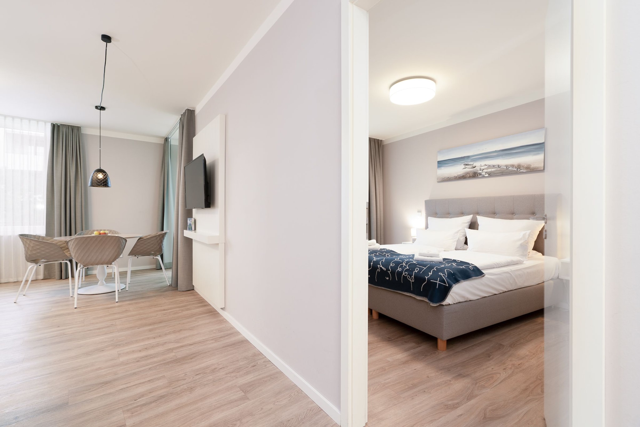 Godewindpark Travemünde Deluxe-Suite 1.03 - Slaapkamer