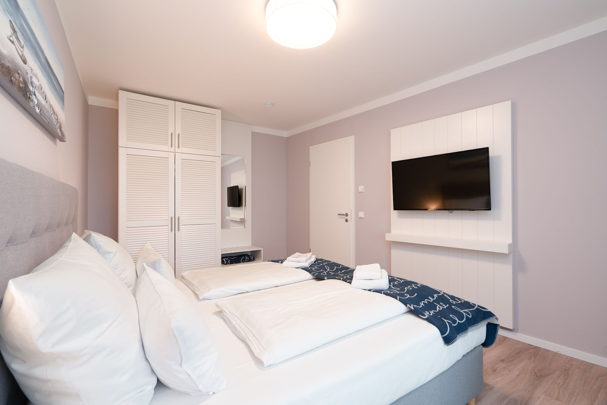 Godewindpark Travemünde Deluxe-Suite 1.03 - Slaapkamer