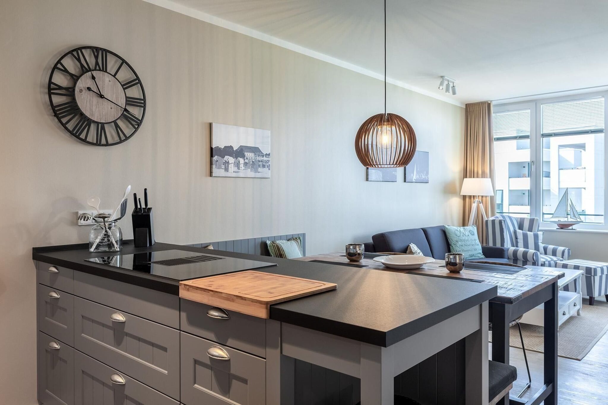 Godewindpark Travemünde Deluxe-Suite 2.05 - Woonkamer