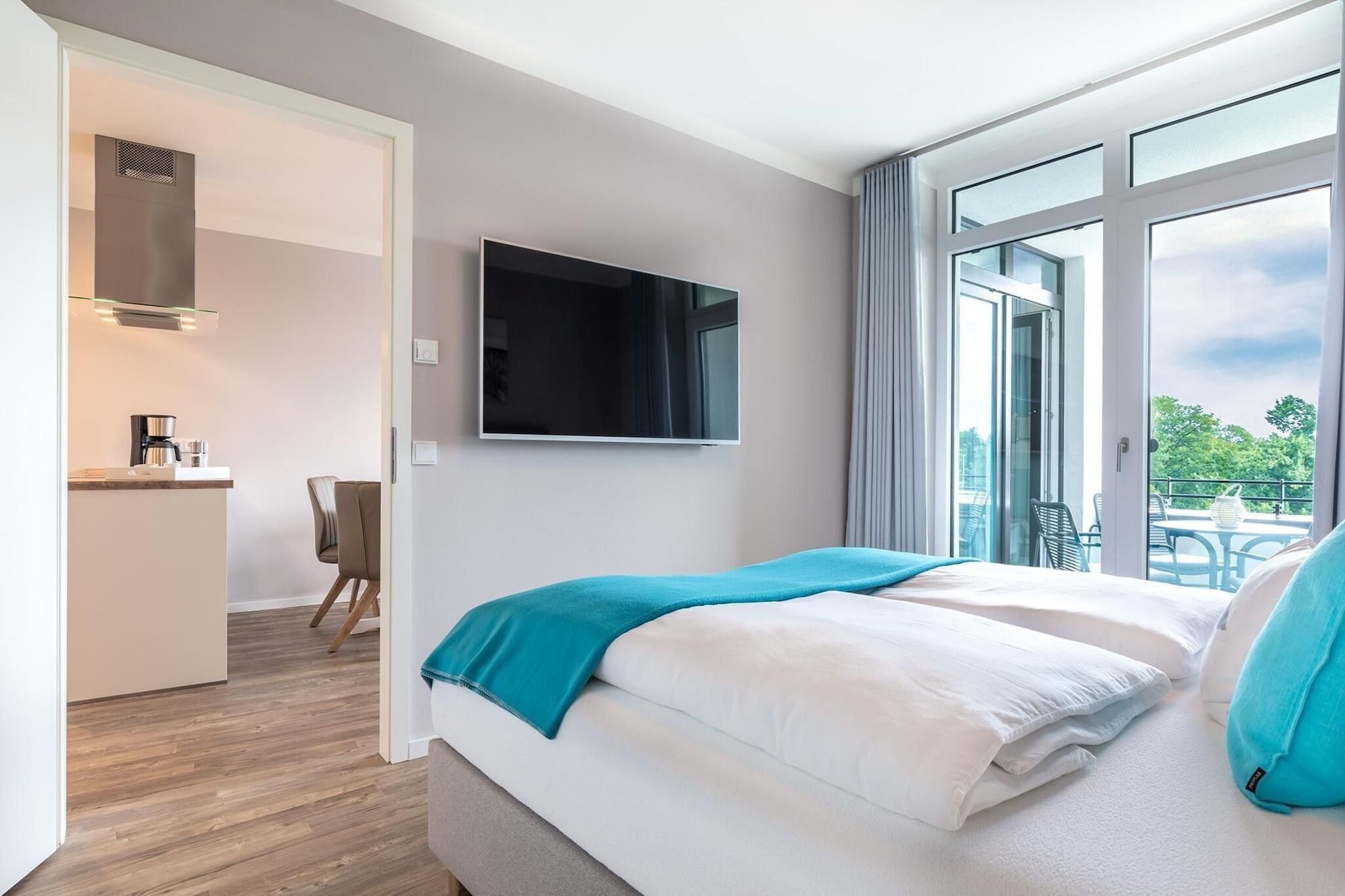 Godewindpark Travemünde Exklusives Apartment 3.16 - Slaapkamer