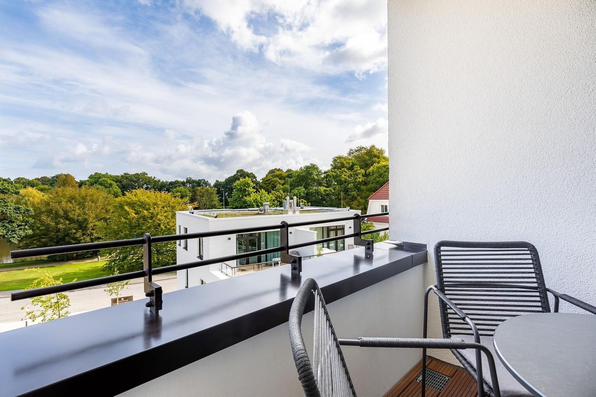 Godewindpark Travemünde Exklusives Apartment 3.16 - Uitzicht zomer