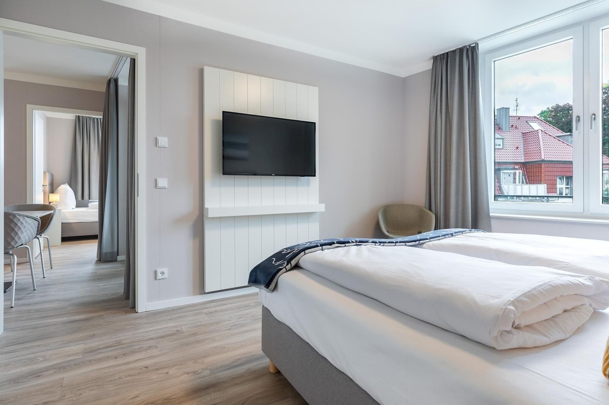 Godewindpark Travemünde Deluxe-Suite 2.18 - Slaapkamer