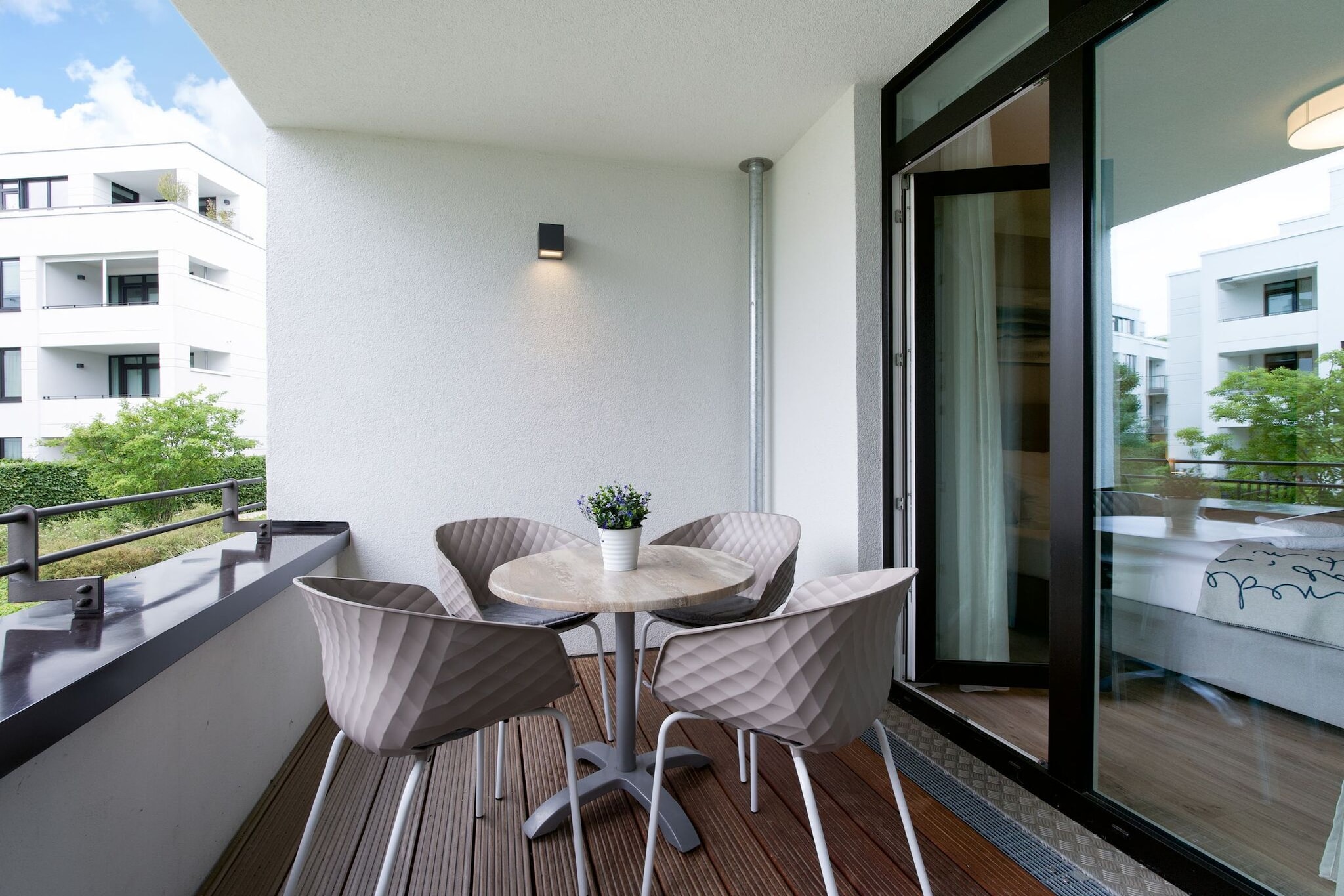 Godewindpark Travemünde Deluxe-Apartment 1.07 - Terrasbalkon