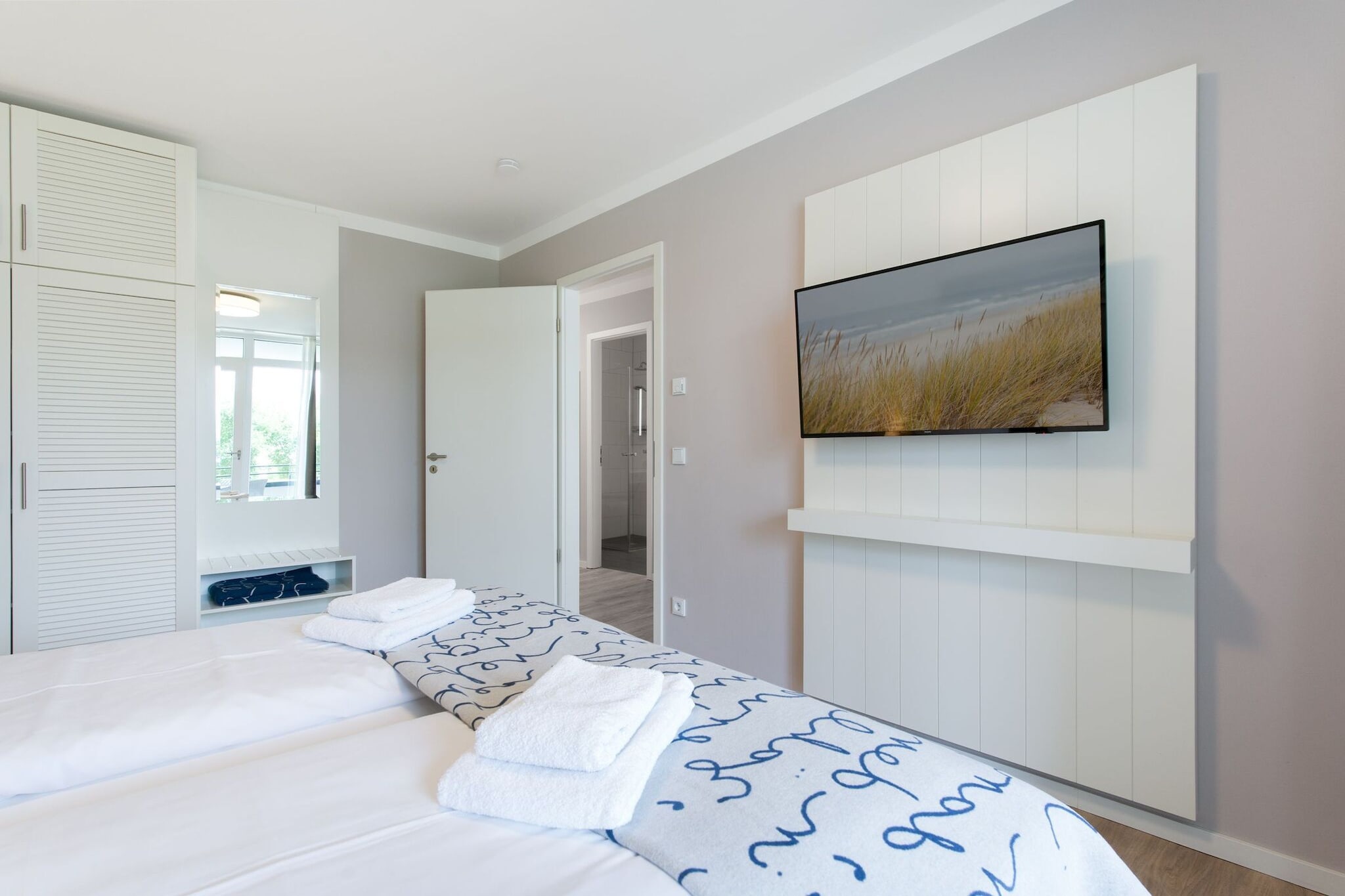 Godewindpark Travemünde Deluxe-Apartment 1.07 - Slaapkamer