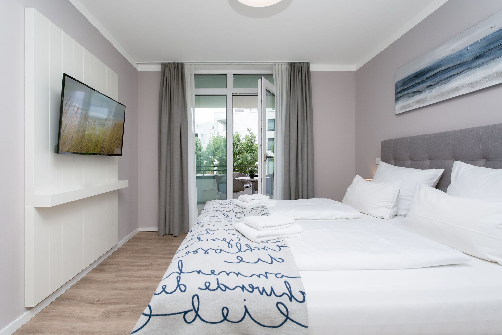 Godewindpark Travemünde Deluxe-Apartment 1.07 - Slaapkamer