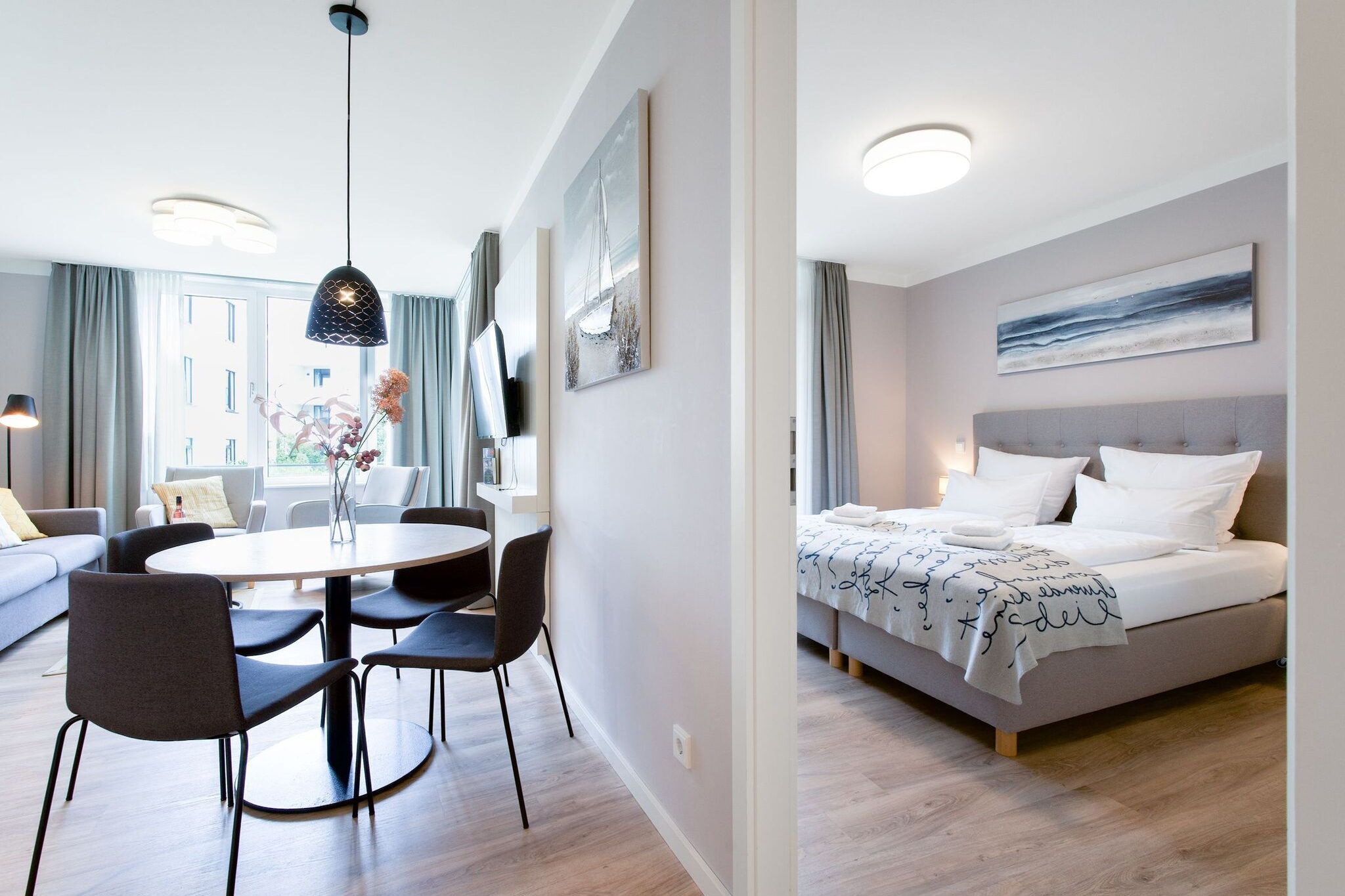 Godewindpark Travemünde Deluxe-Apartment 1.07 - Slaapkamer