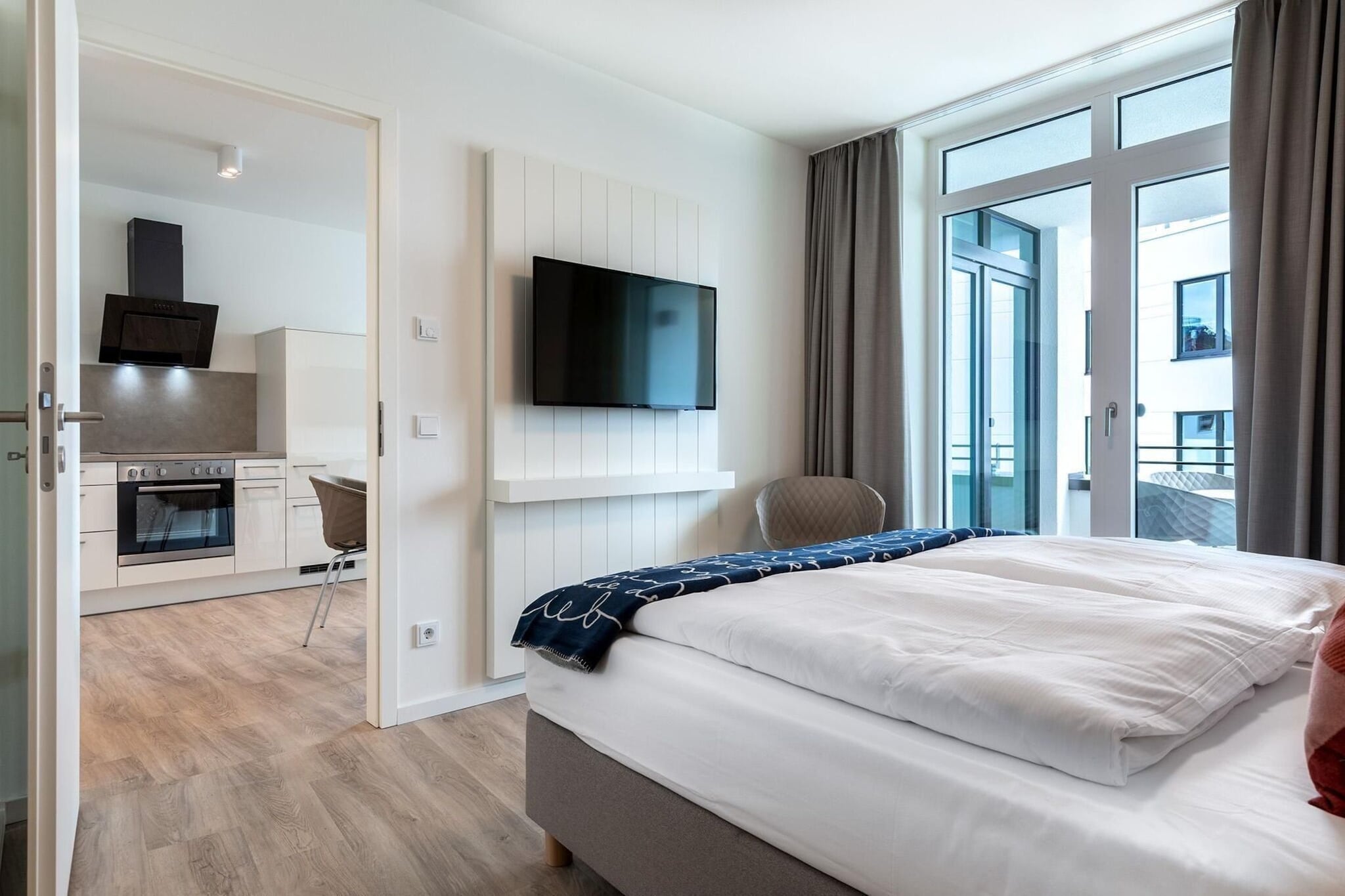 Godewindpark Travemünde Deluxe-Apartment 2.11 - Slaapkamer