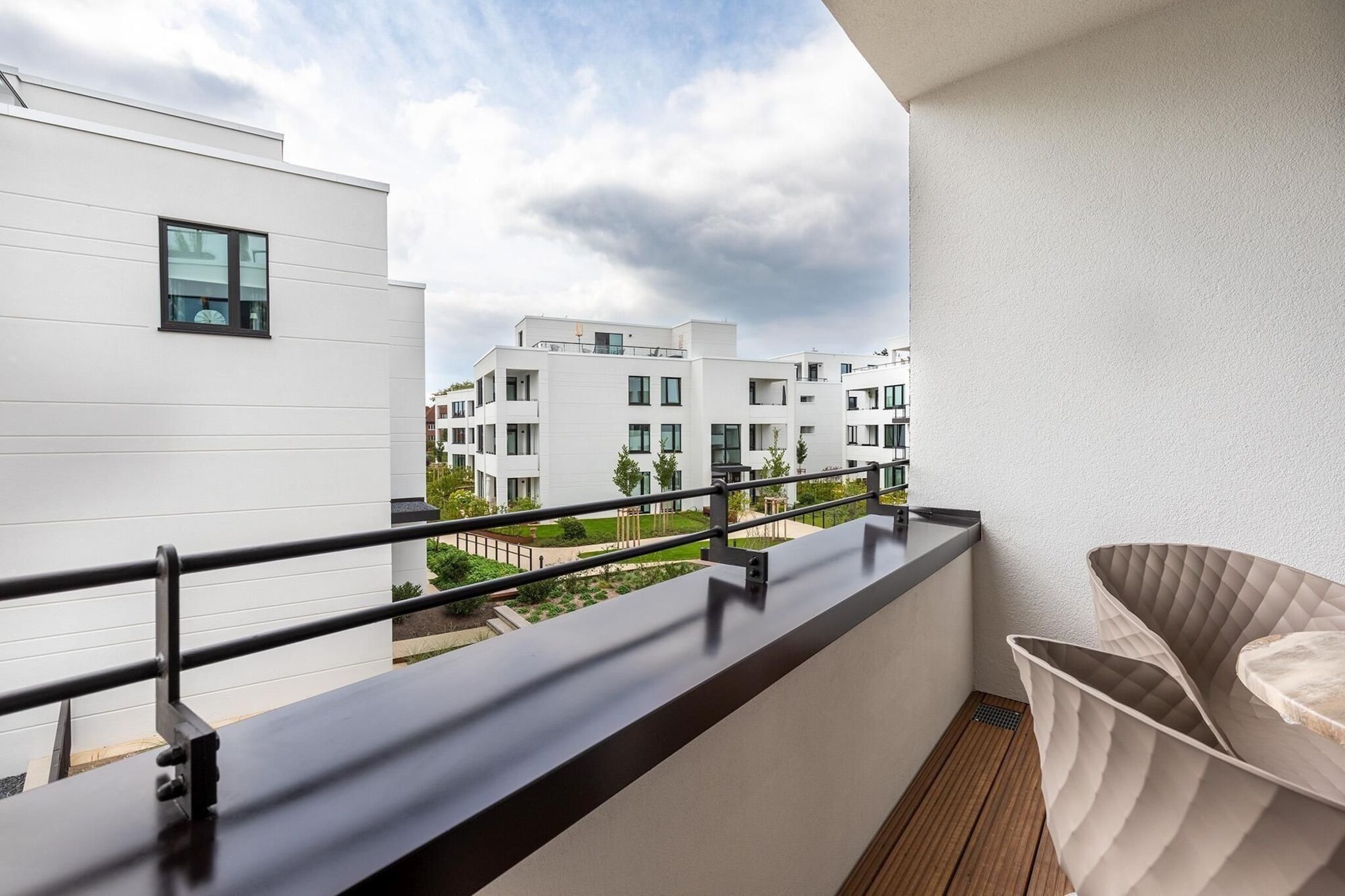 Godewindpark Travemünde Deluxe-Apartment 2.11 - Uitzicht zomer